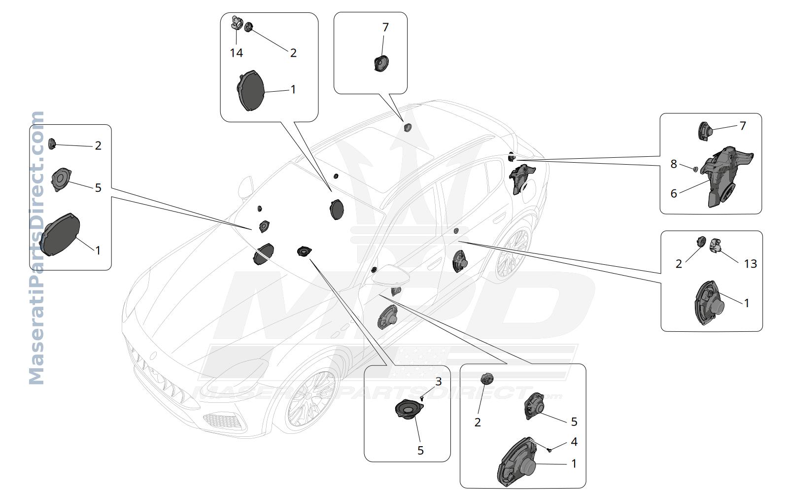 08.70 - 2 - SOUND DIFFUSION SYSTEM Diagram