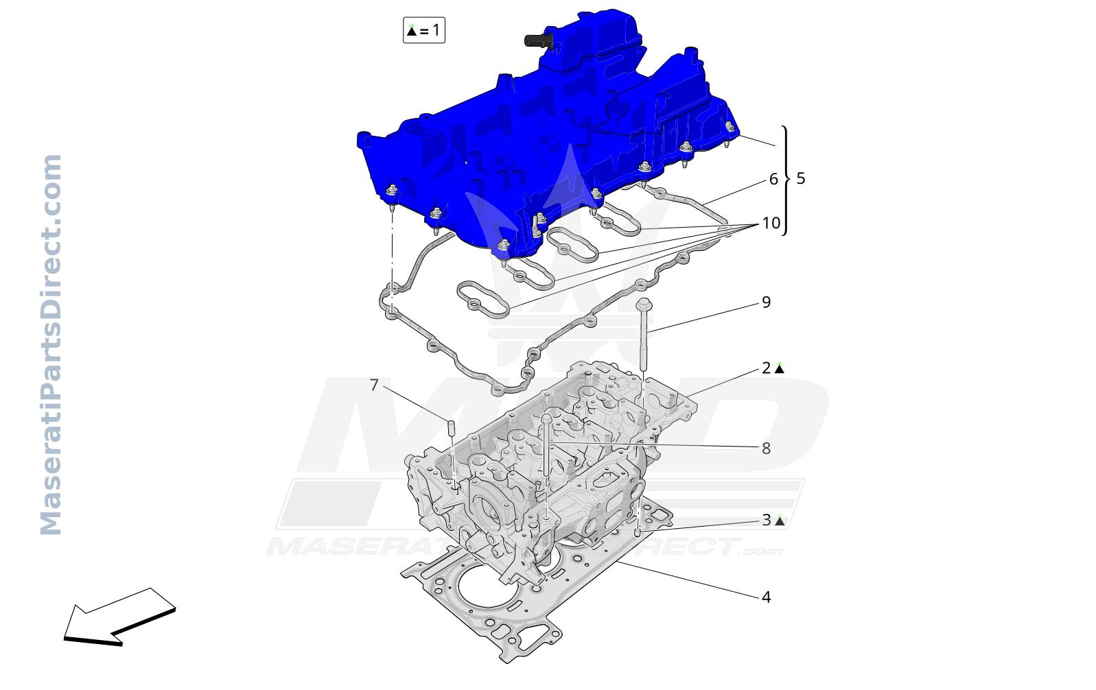 01.19 - 1 - CYLINDER HEAD Diagram
