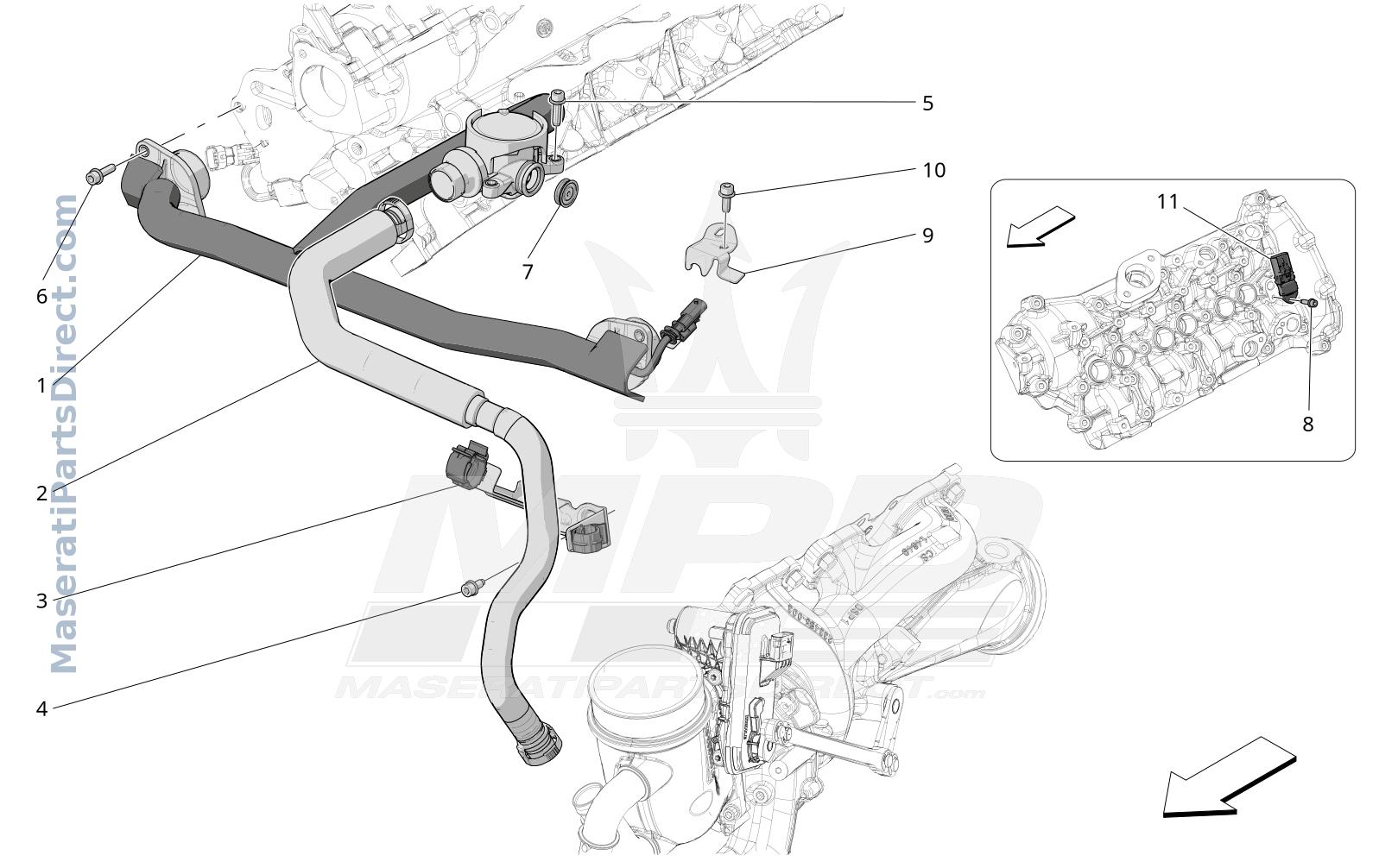 01.63 - 2 - OIL VAPOUR RECIRCULATION SYSTEM Diagram