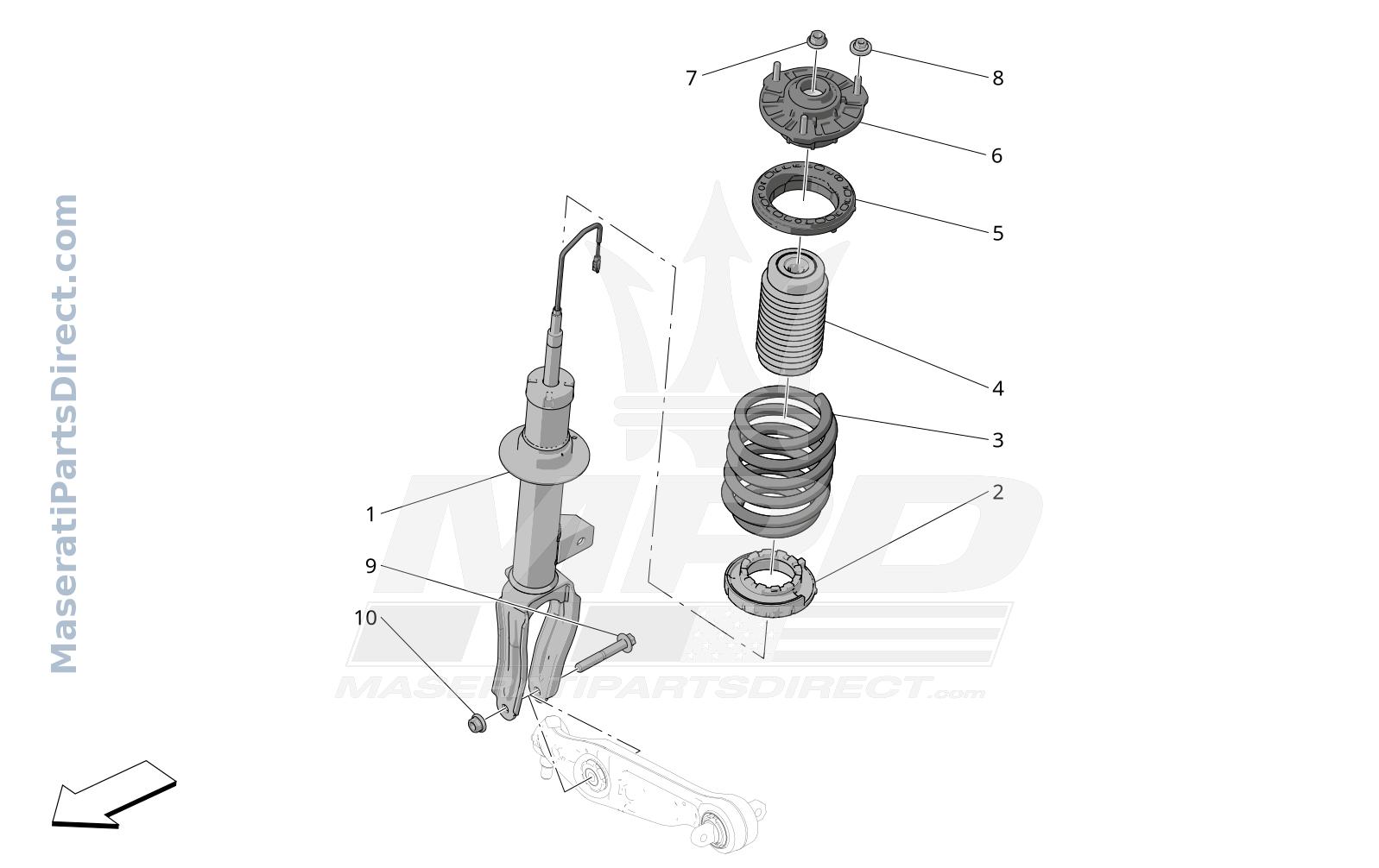 06.11 - 2 - FRONT SHOCK ABSORBER DEVICES Diagram