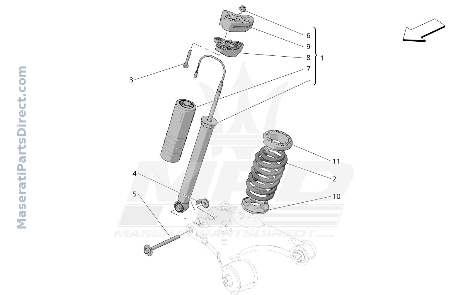 06.21 - 2 - REAR SHOCK ABSORBER DEVICES Diagram