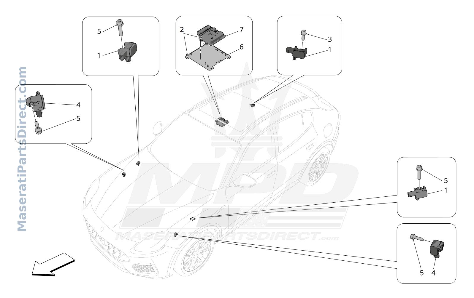 06.90 - 1 - ELECTRONIC CONTROL (SUSPENSION) Diagram