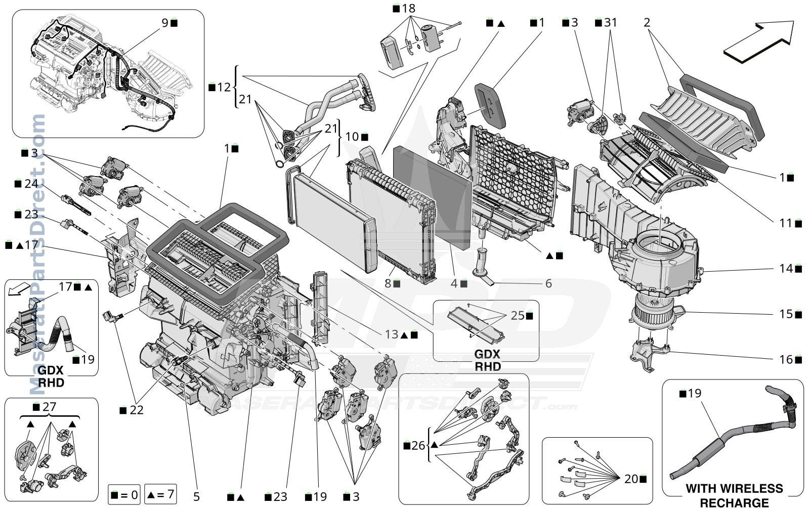 08.41 - 1 - A/C UNIT: DASHBOARD DEVICES Diagram