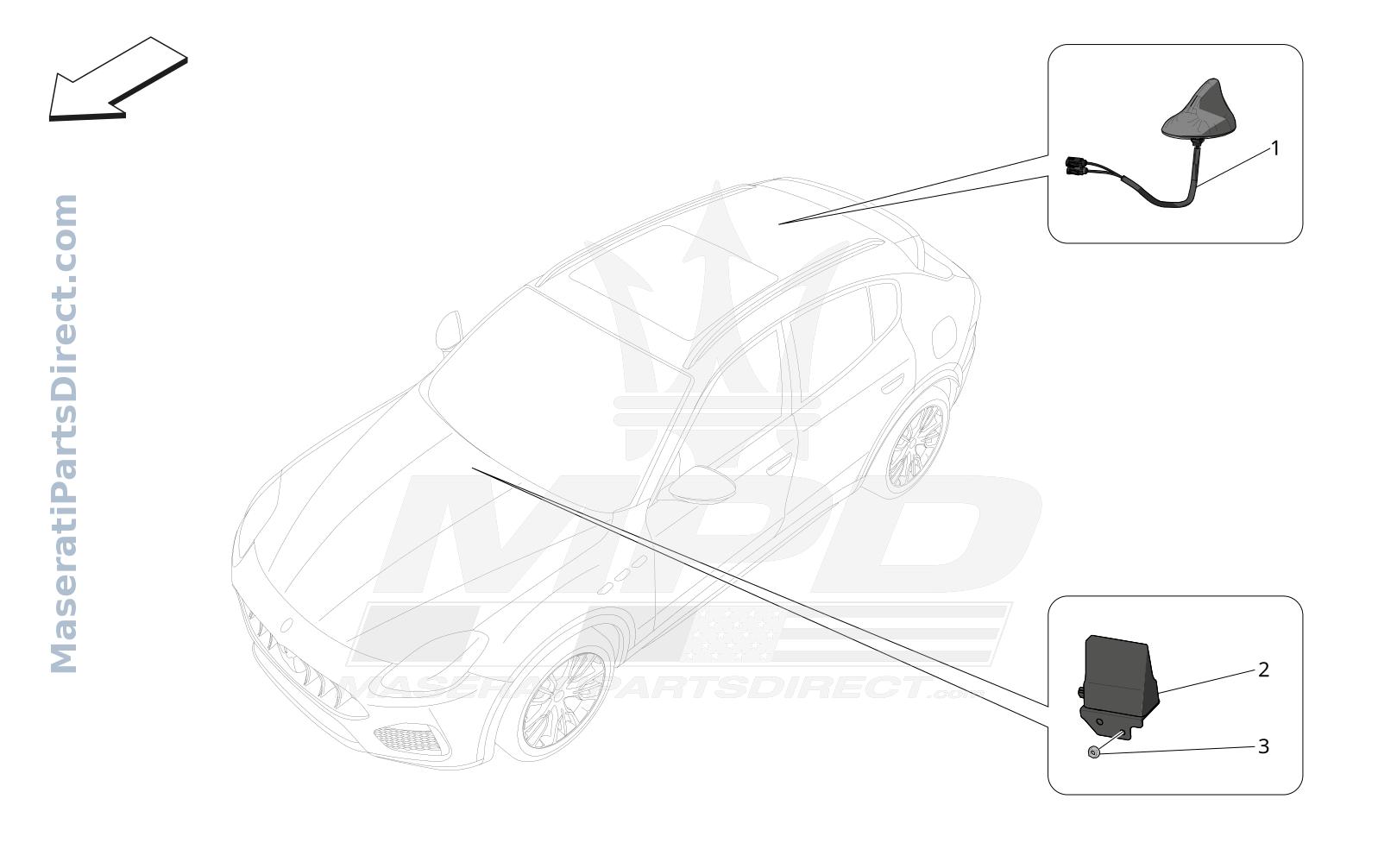 08.72 - 1 - RECEPTION AND CONNECTION SYSTEM Diagram