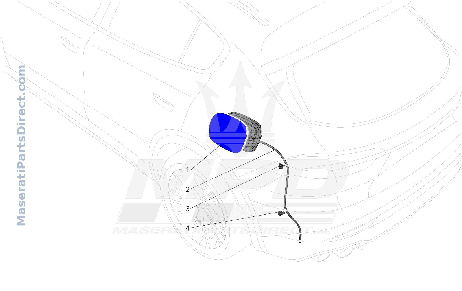 09.22 - 1 - FUEL TANK DOOR AND CONTROLS Diagram