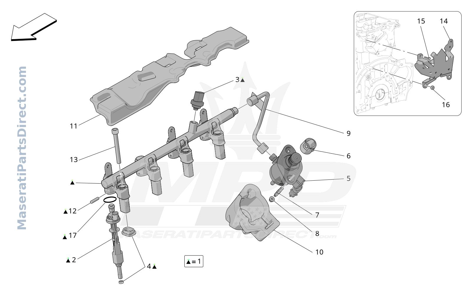 01.43 - 3 - FUEL PUMPS AND CONNECTION LINES Diagram