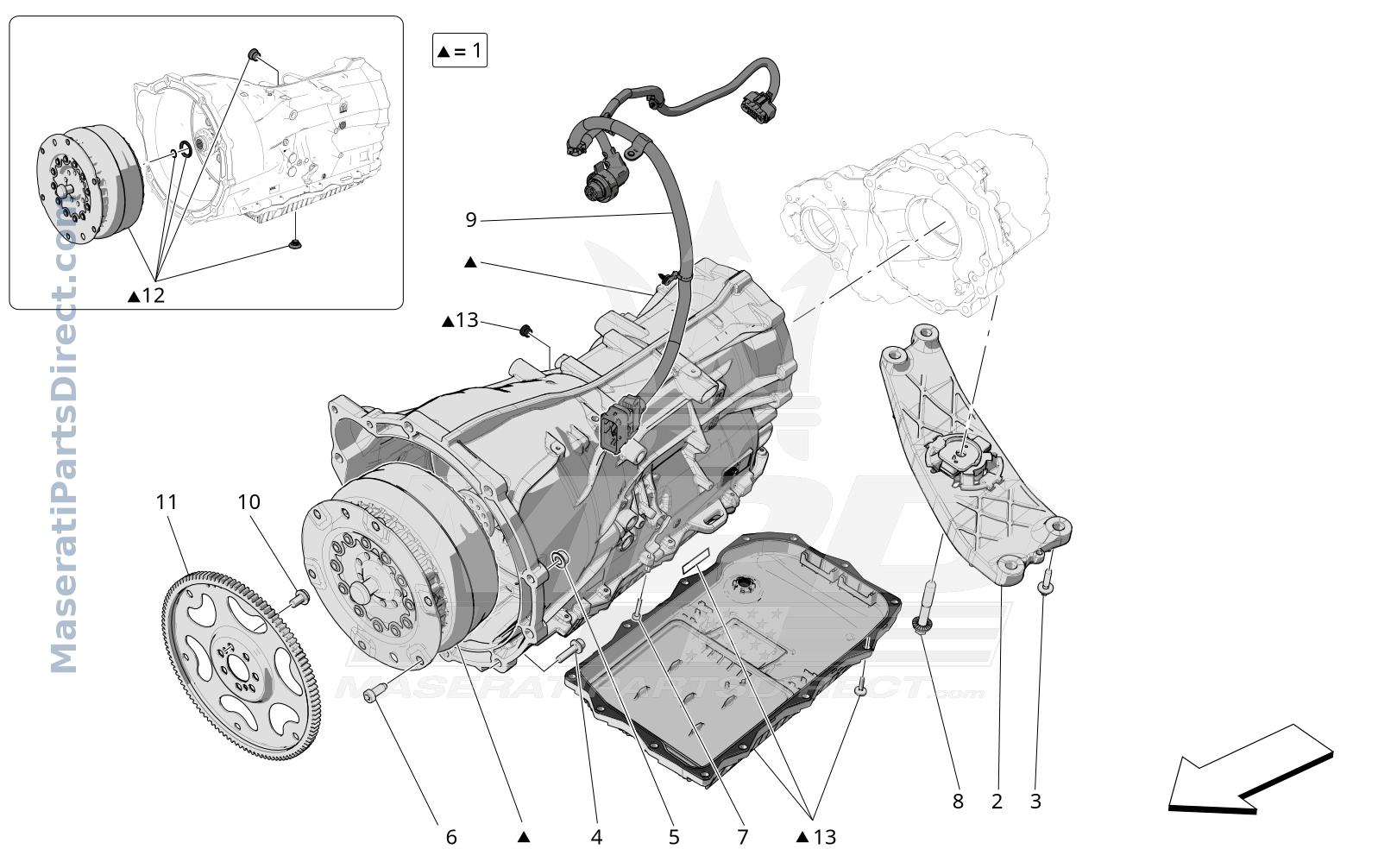 03.10 - 1 - GEARBOX HOUSINGS Diagram