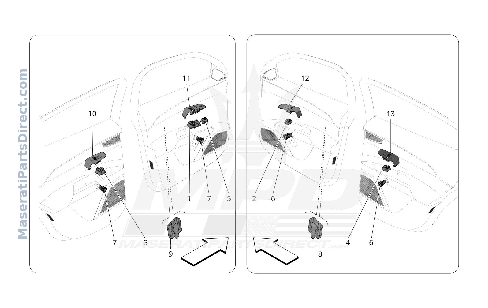 08.52 - 1 - DOOR DEVICES Diagram