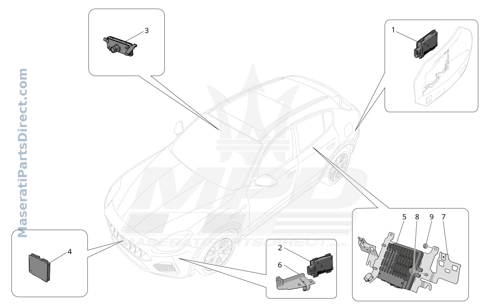 08.73 - 1 - DRIVE ASSISTANCE SYSTEM Diagram