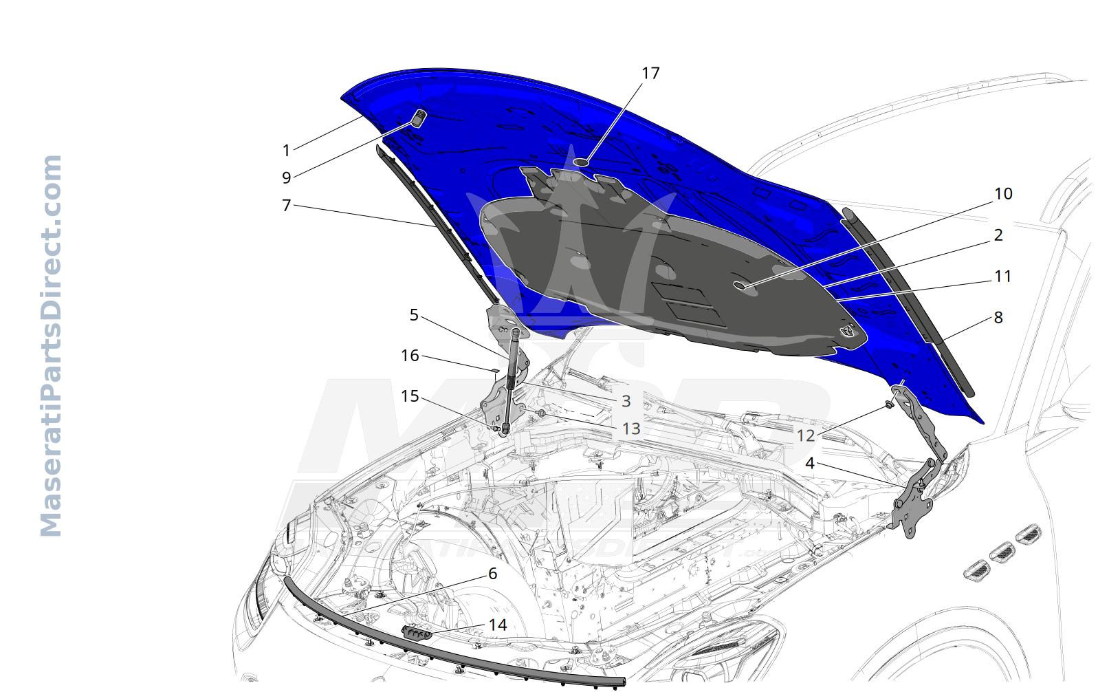 09.20 - 1 - FRONT LID Diagram