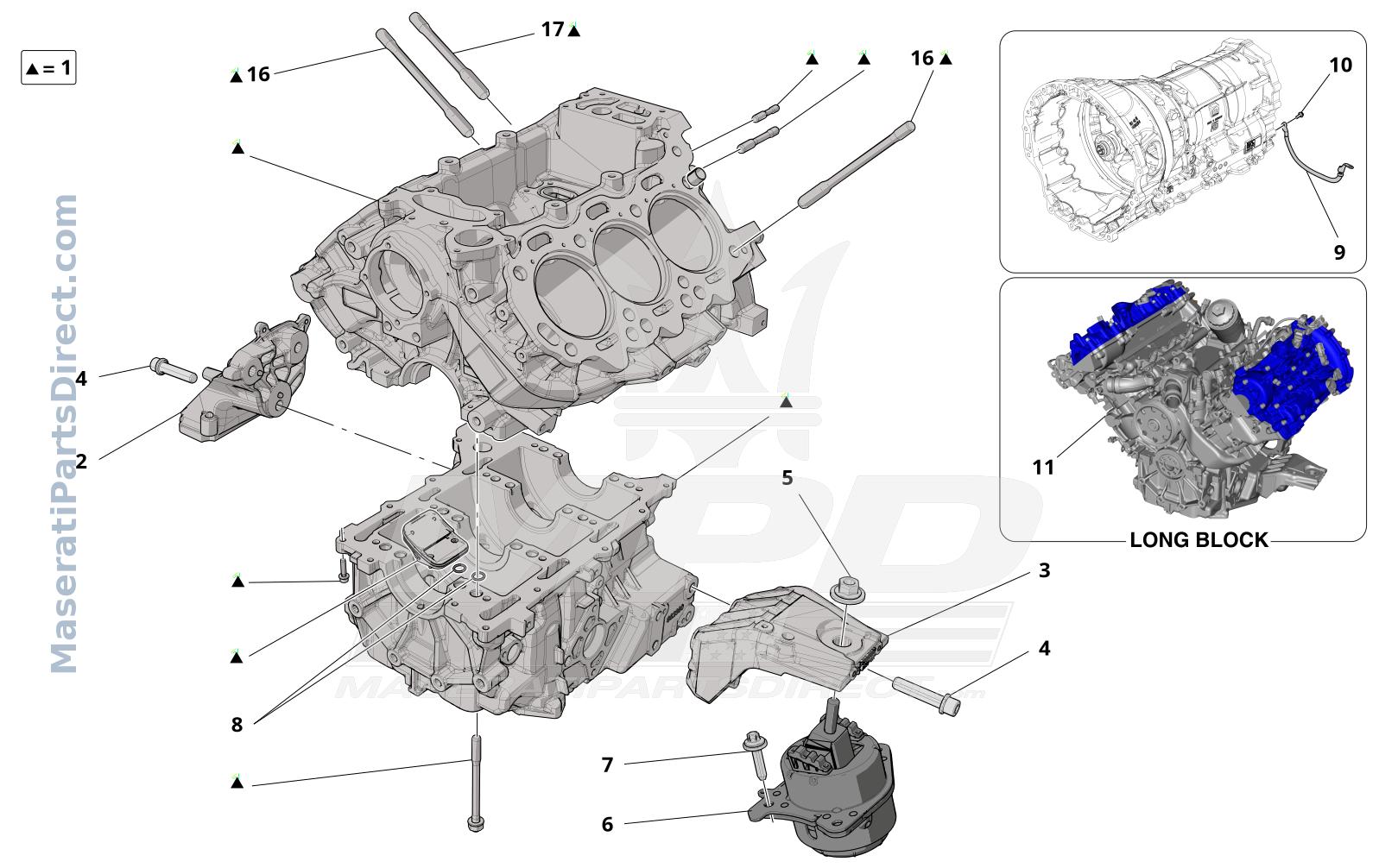 01.00 - 2 - CRANKCASE Diagram