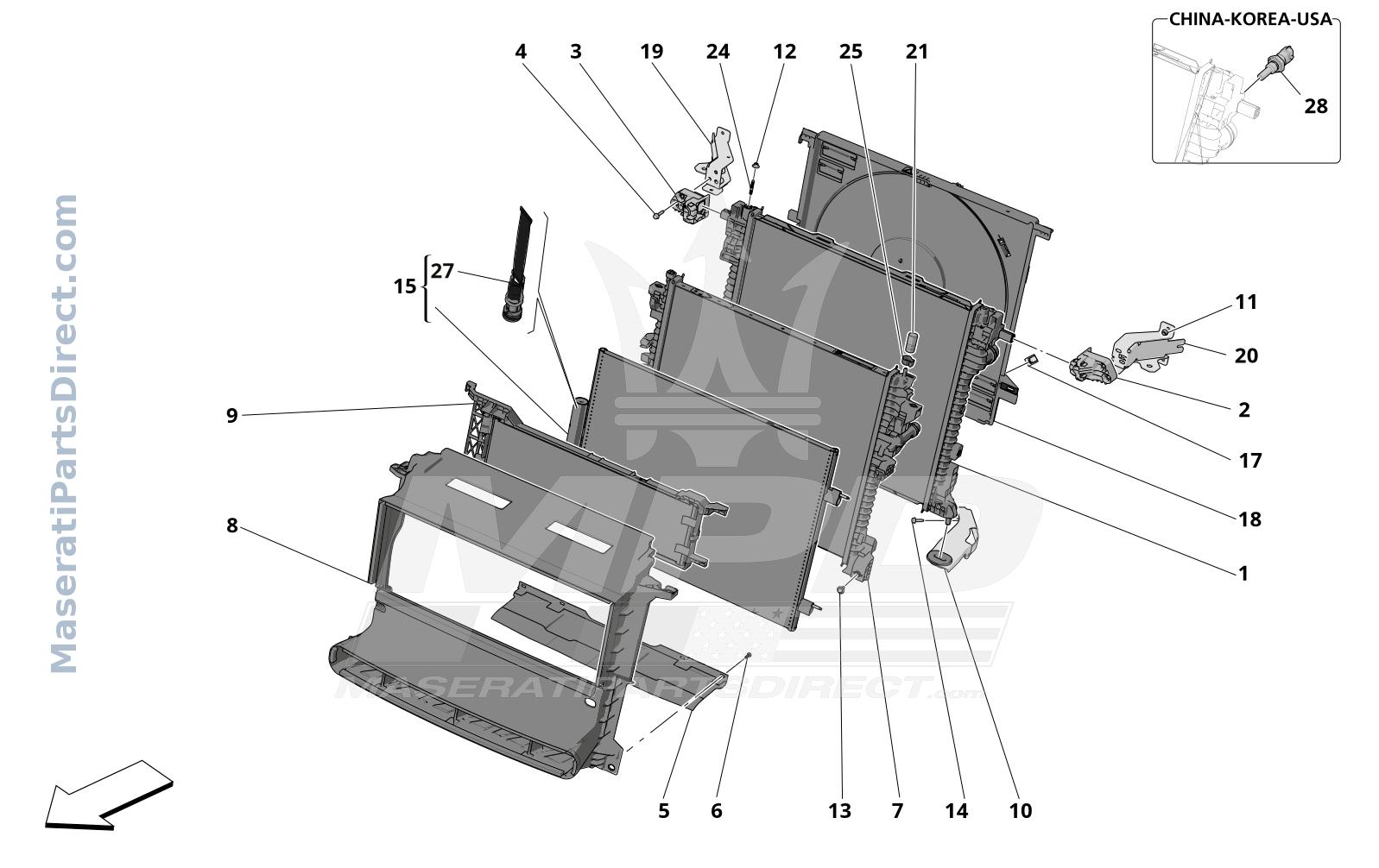 01.70 - 2 - COOLING: AIR RADIATORS AND DUCTS Diagram
