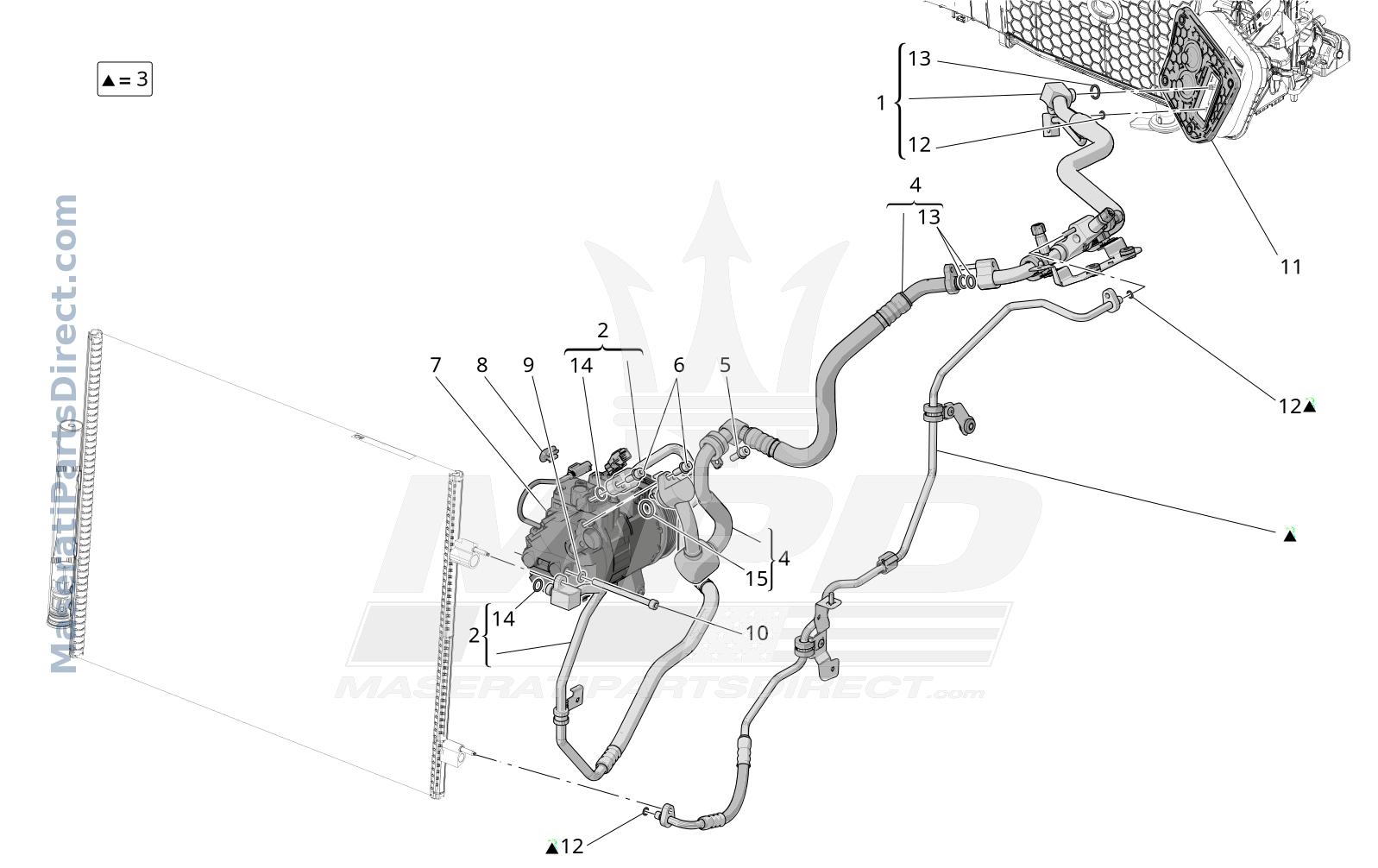 08.40 - 2 - A/C UNIT: ENGINE COMPARTMENT DEVICES Diagram
