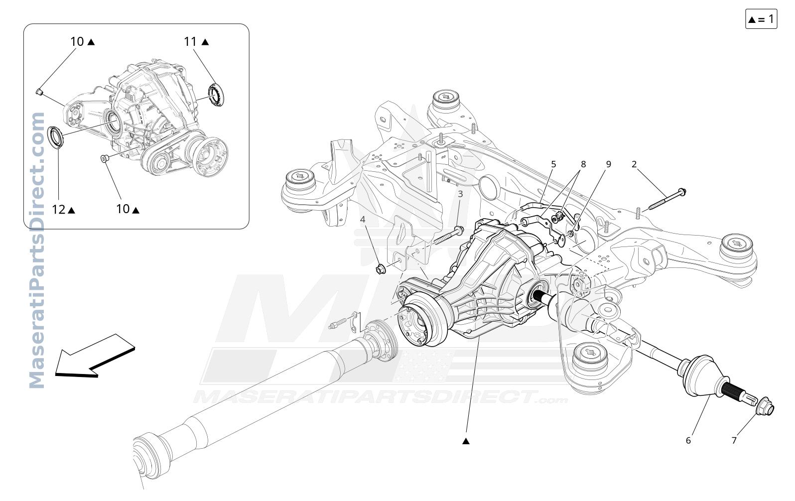 03.21 - 1 - DIFFERENTIAL AND REAR AXLE SHAFTS Diagram