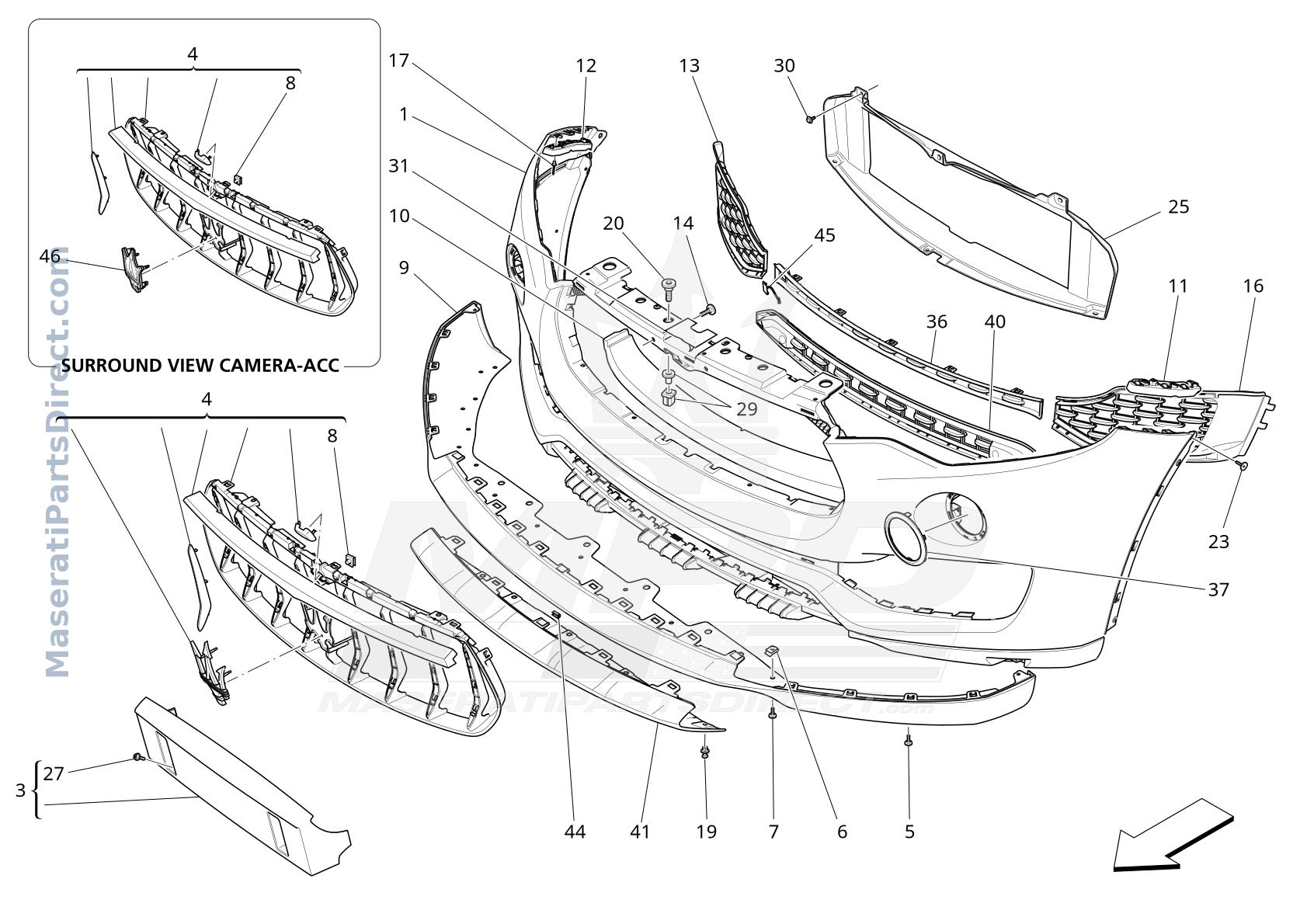 09.10 - 1 - FRONT BUMPER Diagram