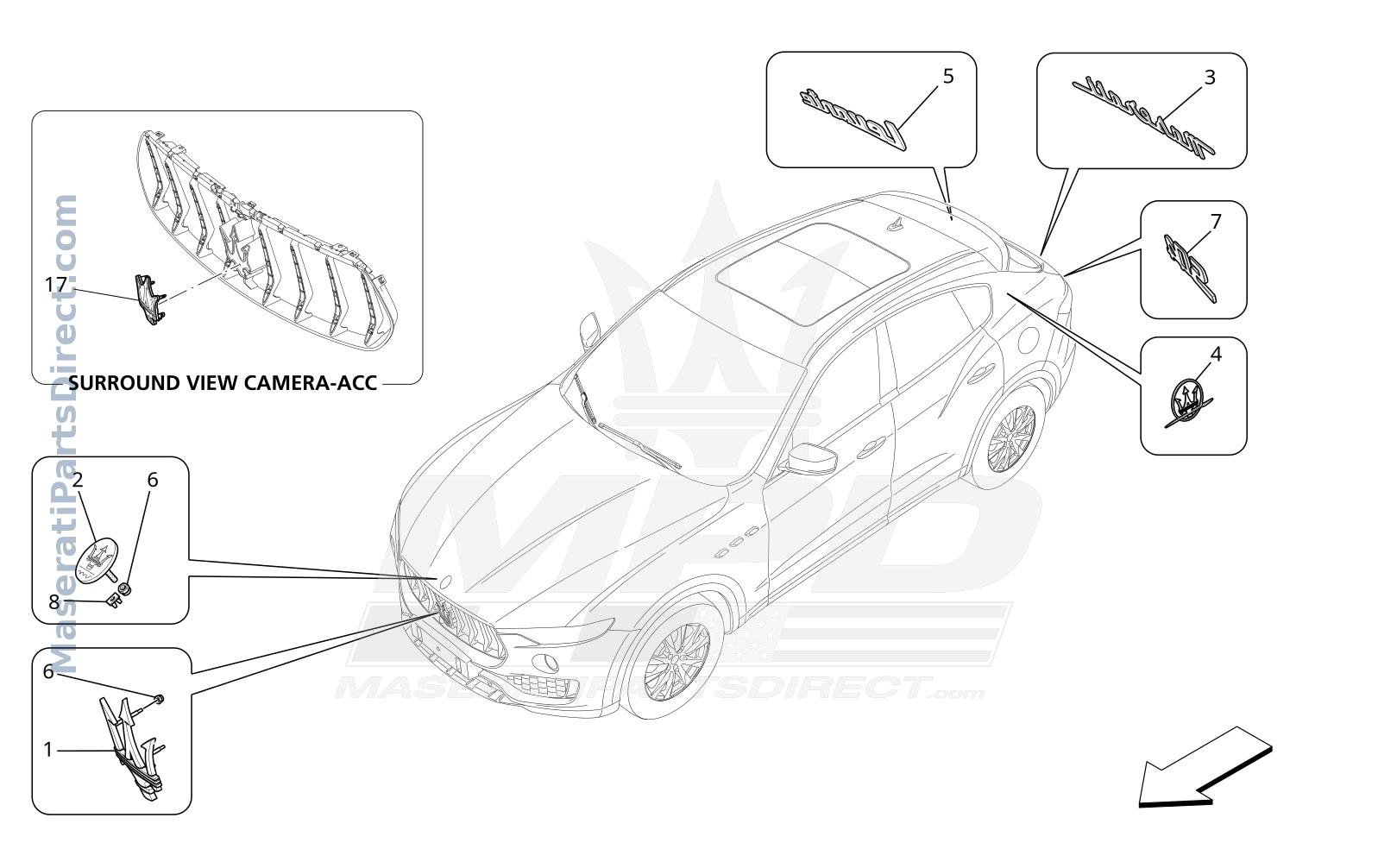 09.16 - 1 - TRIMS, BRANDS AND SYMBOLS Diagram