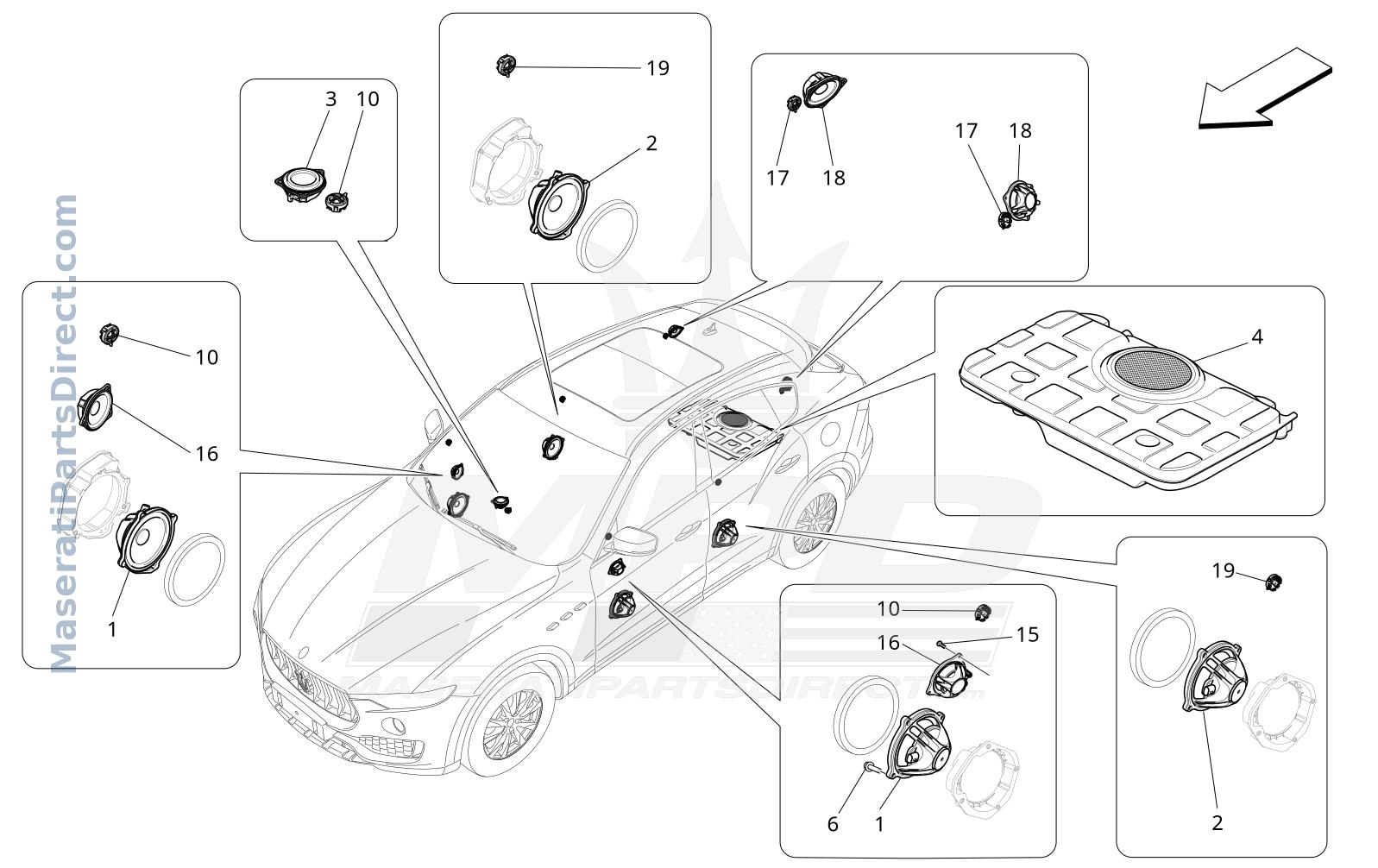 08.70 - 3 - SOUND DIFFUSION SYSTEM Diagram