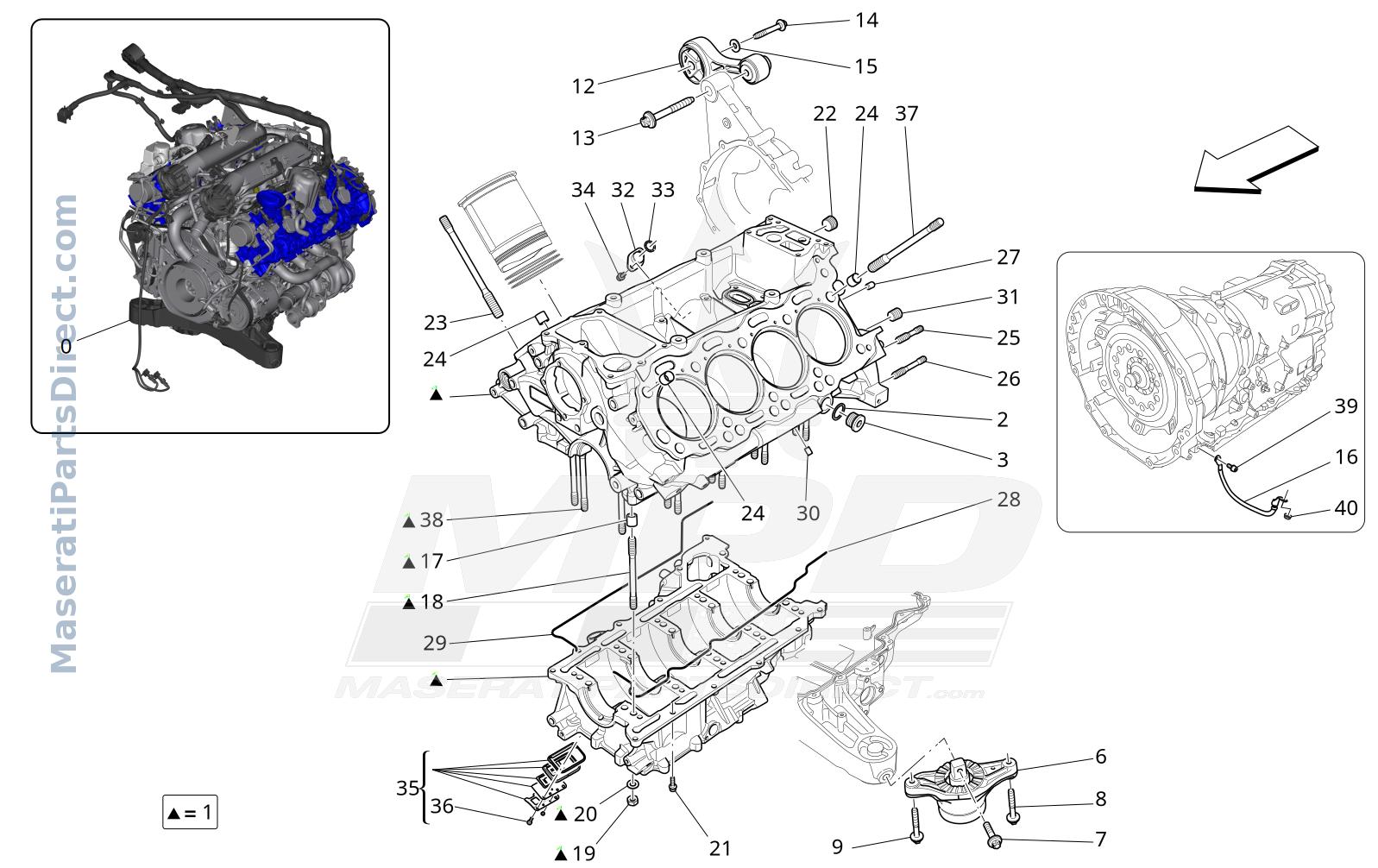 01.00 - 2 - CRANKCASE Diagram