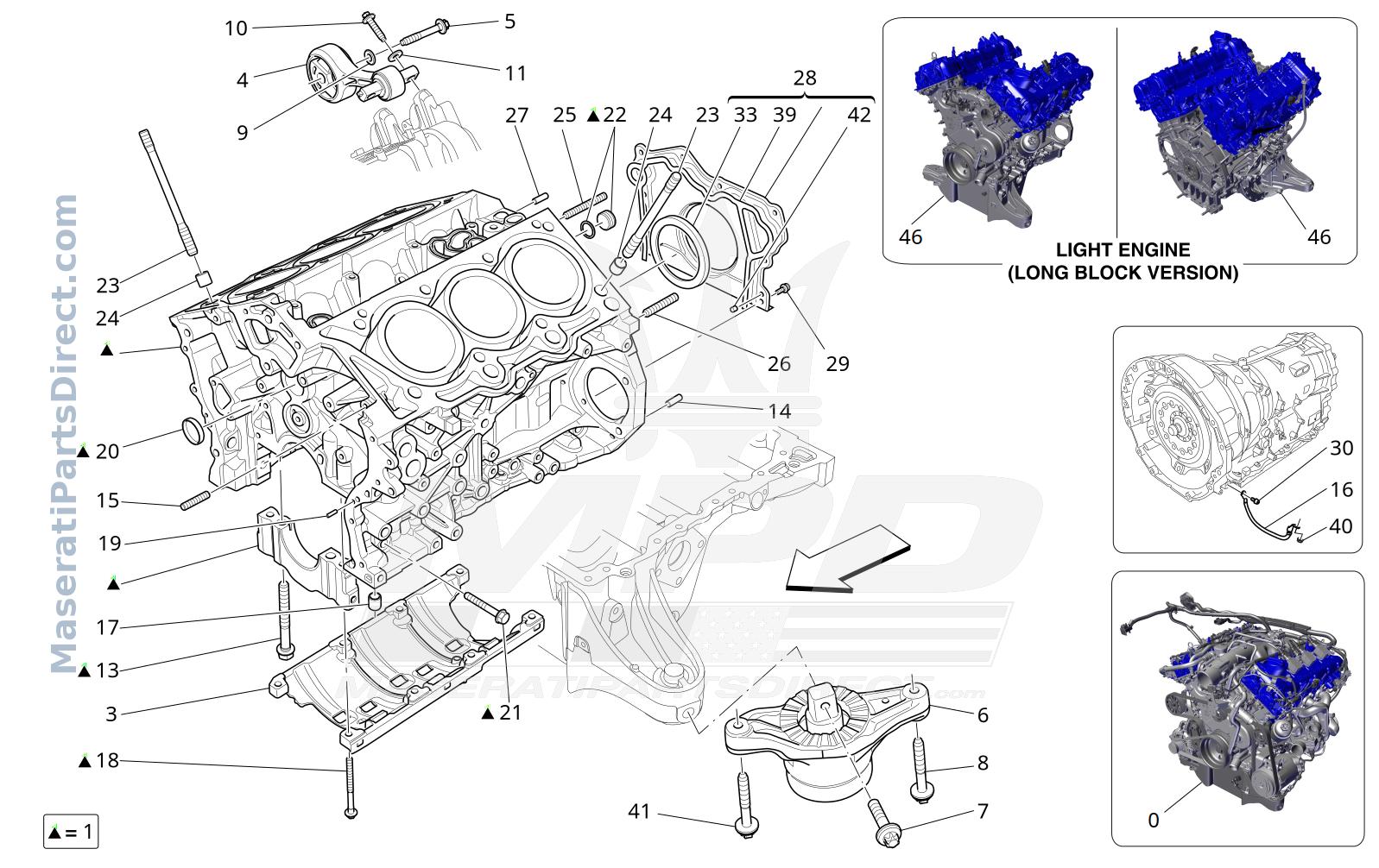 01.00 - 3 - CRANKCASE Diagram
