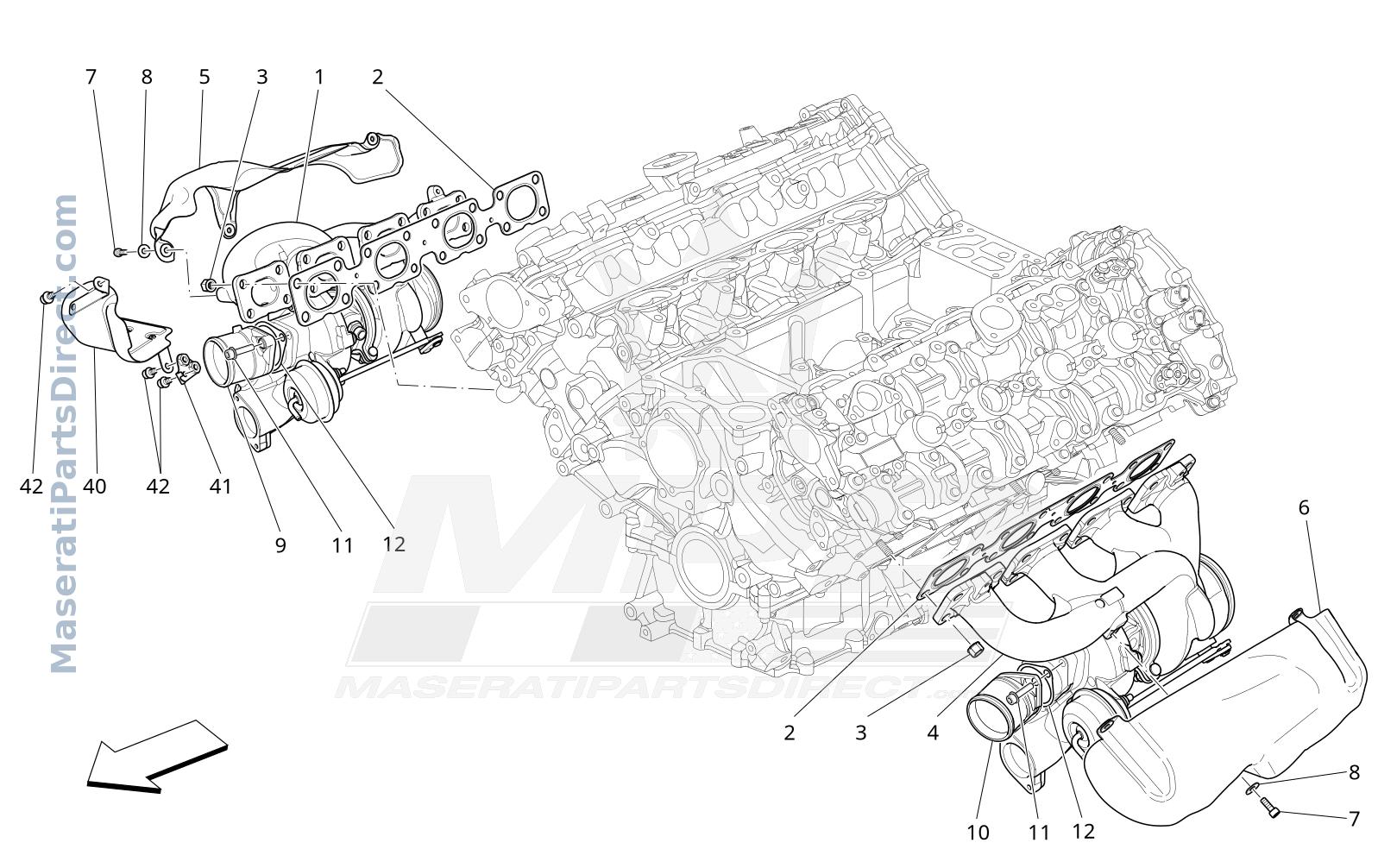 01.30 - 1 - TURBOCHARGING SYSTEM: EQUIPMENTS Diagram