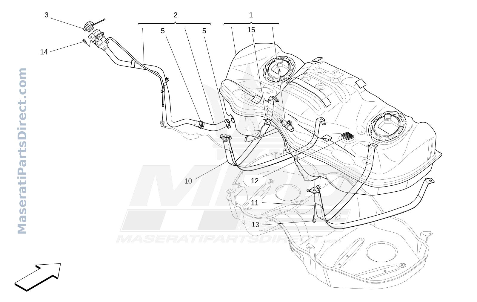 01.42 - 2 - FUEL TANK Diagram