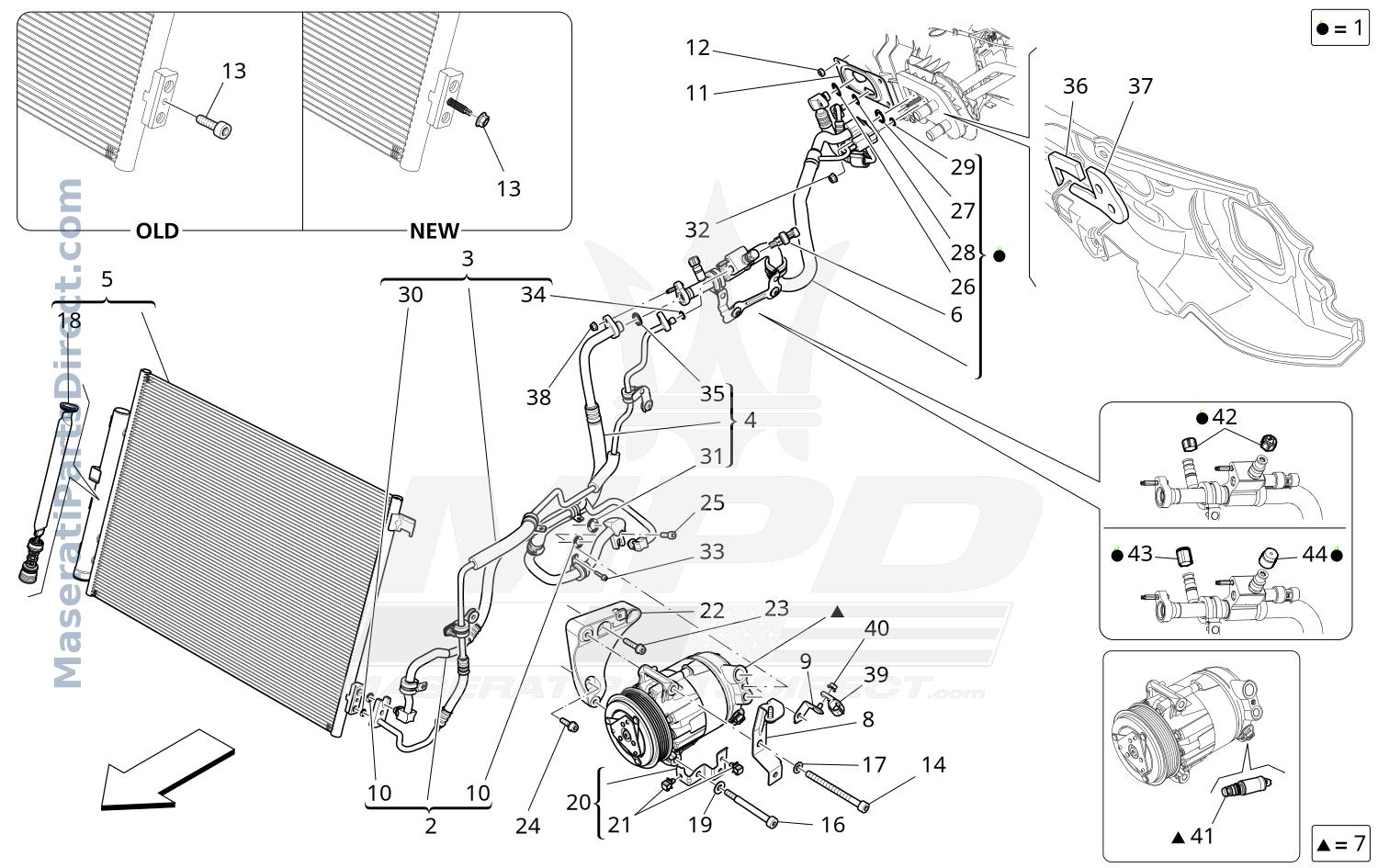 08.40 - 4 - A/C UNIT: ENGINE COMPARTMENT DEVICES Diagram