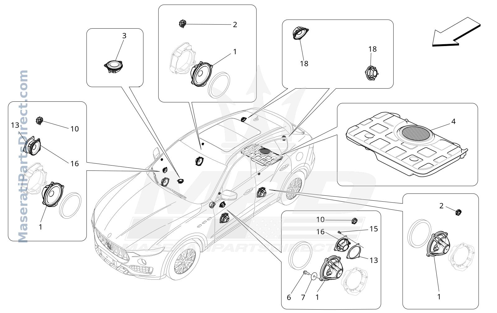 08.70 - 2 - SOUND DIFFUSION SYSTEM Diagram