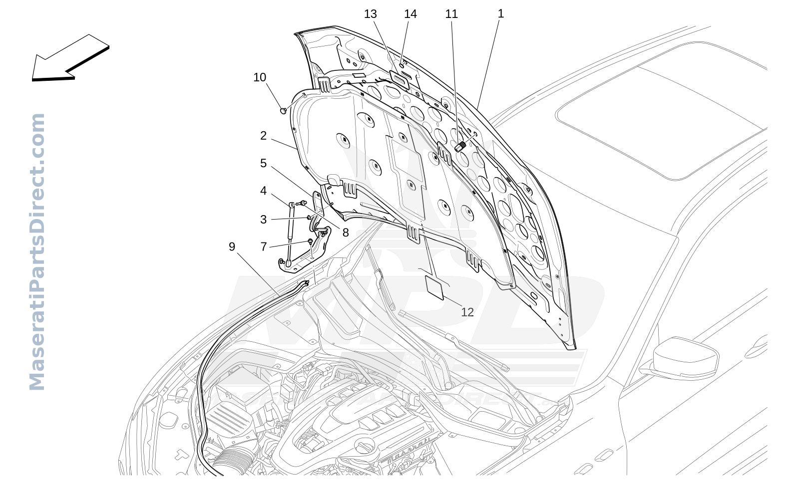 09.20 - 1 - FRONT LID Diagram
