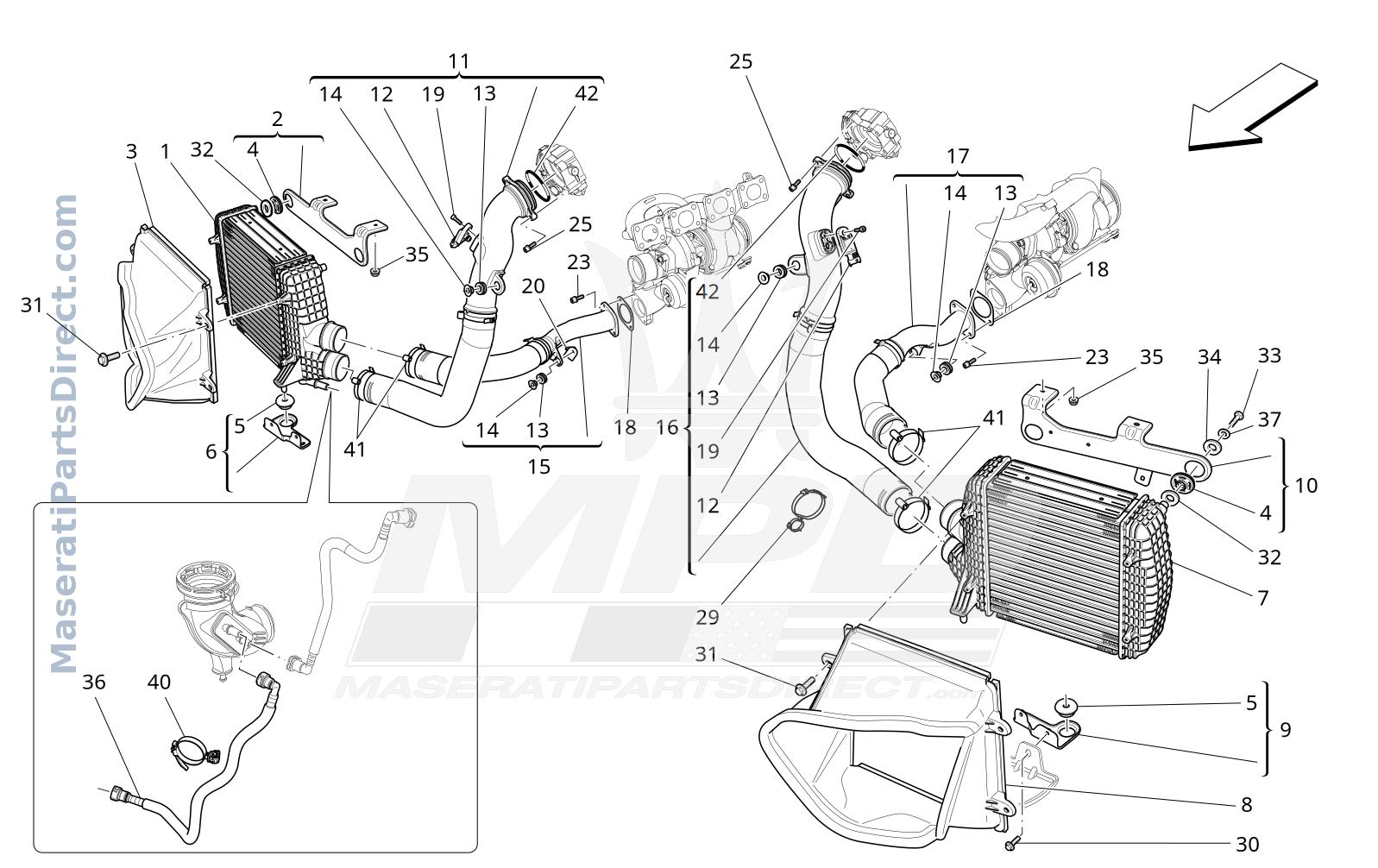 01.32 - 1 - INTERCOOLER SYSTEM Diagram