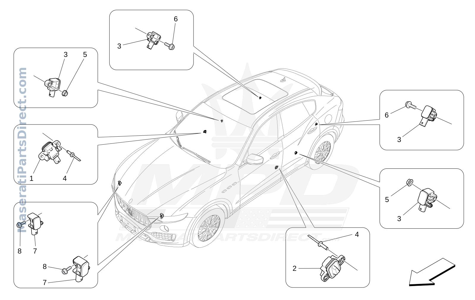 07.05 - 1 - CRASH SENSORS Diagram