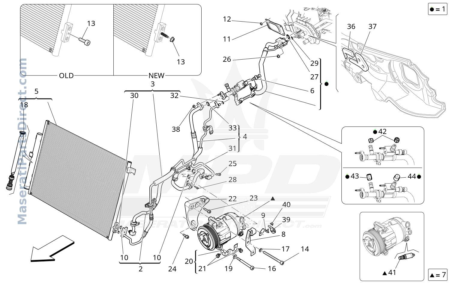 08.40 - 3 - A/C UNIT: ENGINE COMPARTMENT DEVICES Diagram