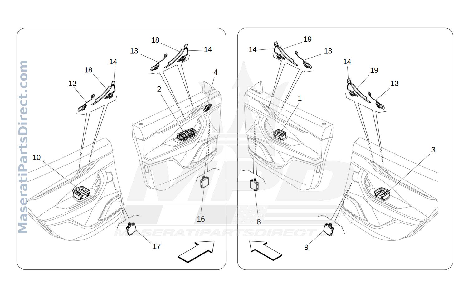 08.52 - 1 - DOOR DEVICES Diagram