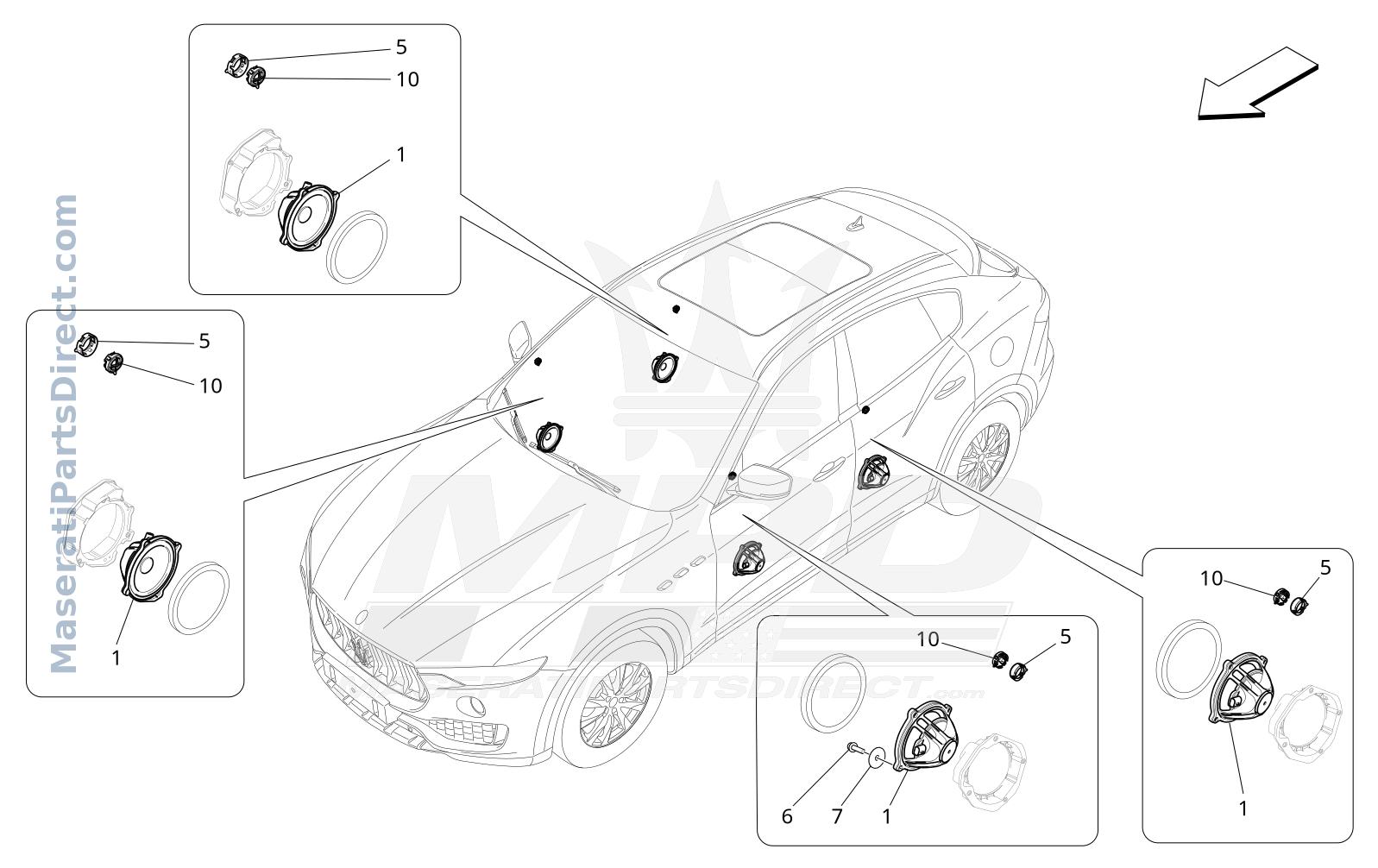 08.70 - 1 - SOUND DIFFUSION SYSTEM Diagram