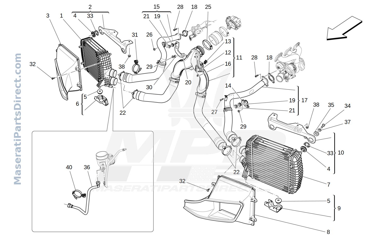 01.32 - 3 - INTERCOOLER SYSTEM Diagram