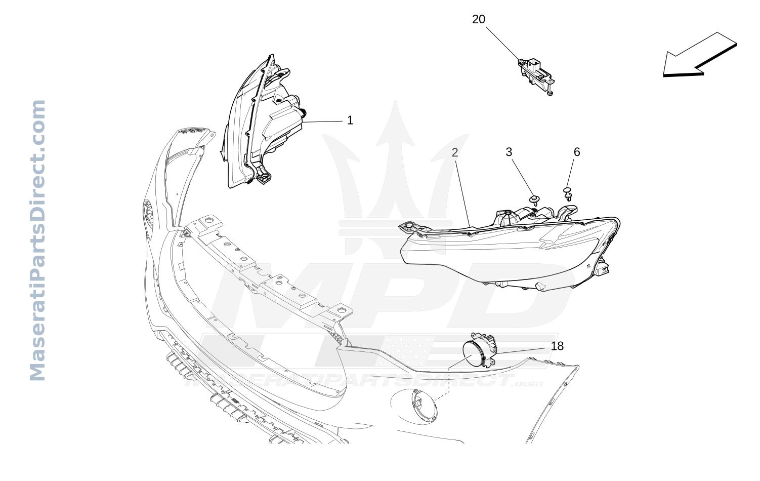 08.30 - 2 - HEADLIGHT CLUSTERS Diagram