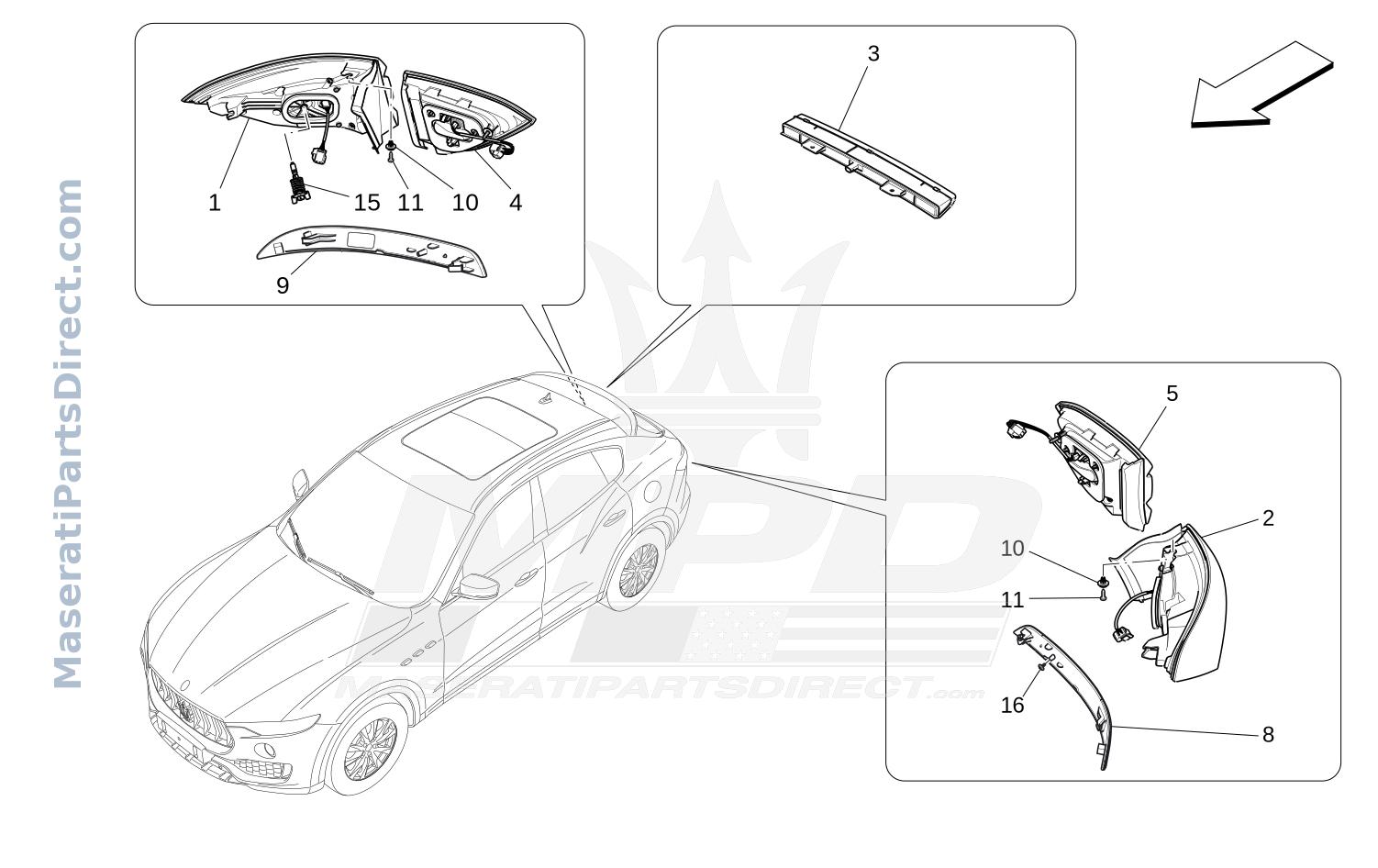 08.31 - 2 - TAILLIGHT CLUSTERS Diagram