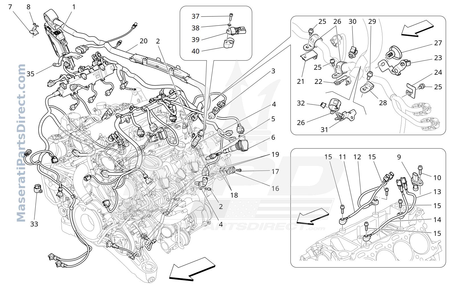 01.90 - 1 - ELECTRONIC CONTROL: INJECTION AND ENGINE TIMING CONTROL Diagram