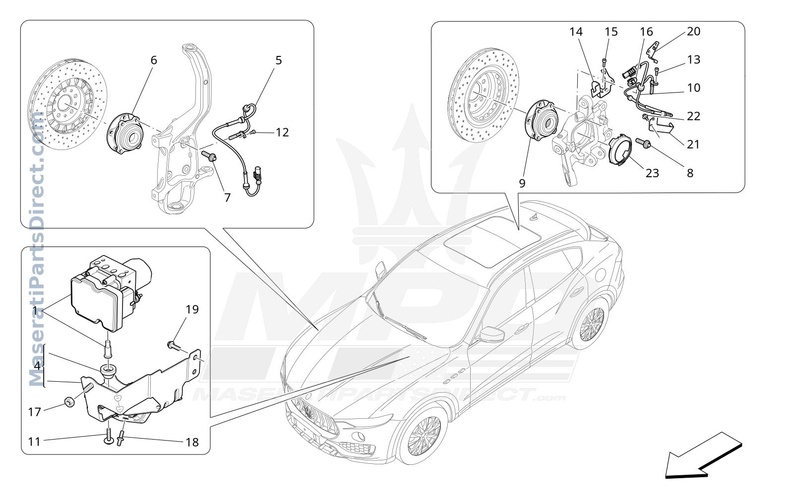 04.90 - 1 - BRAKING CONTROL SYSTEMS Diagram