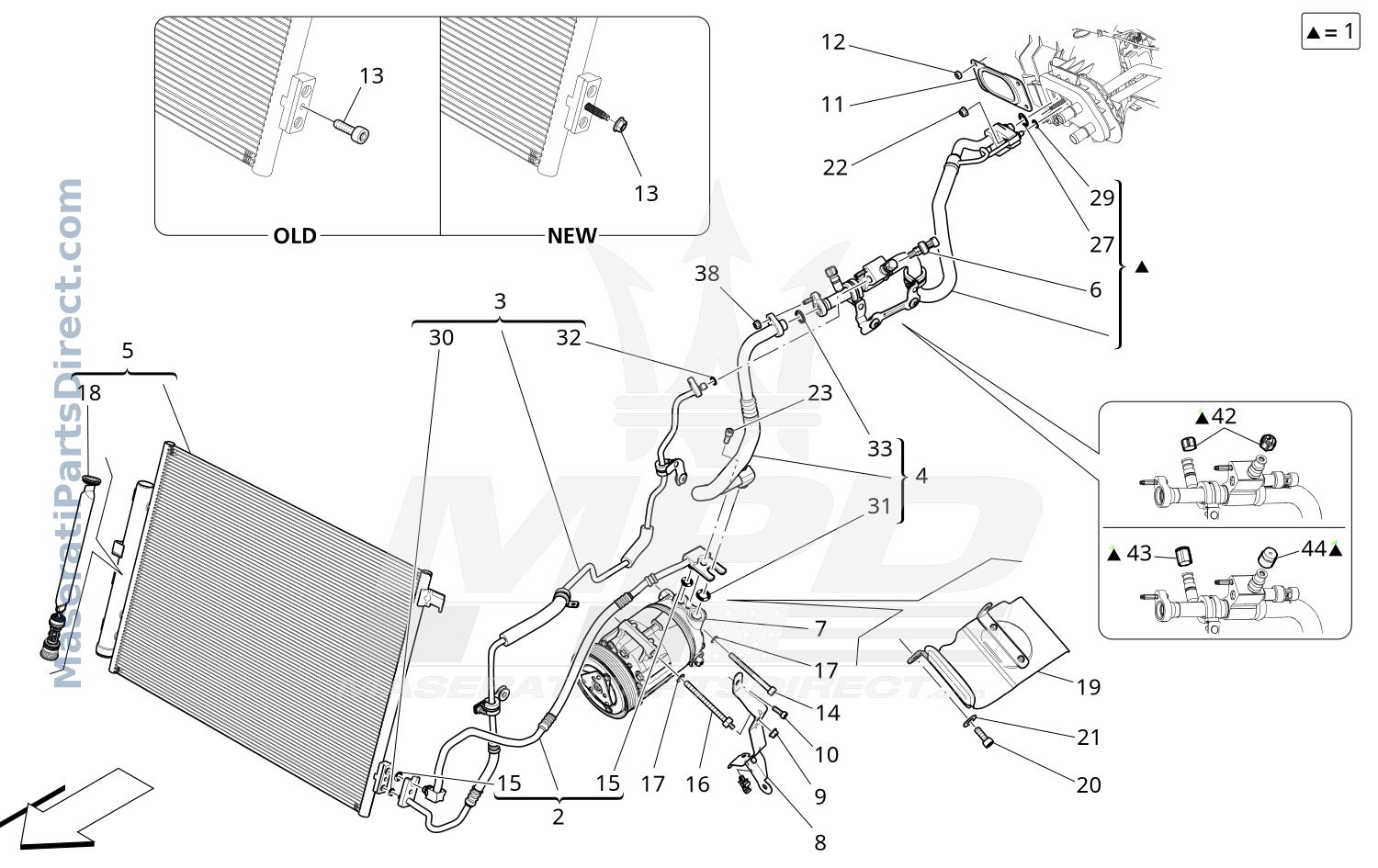 08.40 - 1 - A/C UNIT: ENGINE COMPARTMENT DEVICES Diagram