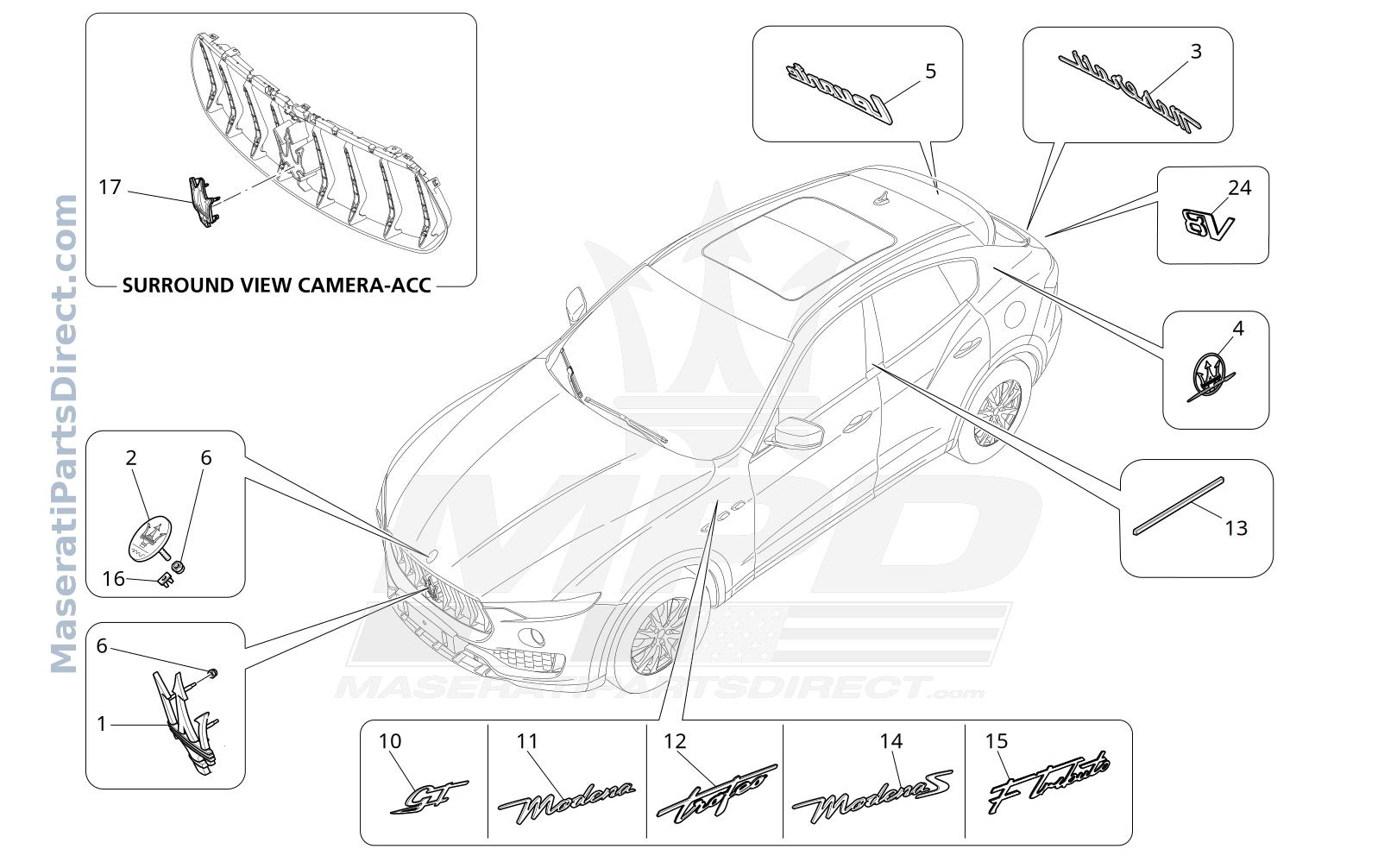 09.16 - 4 - TRIMS, BRANDS AND SYMBOLS Diagram