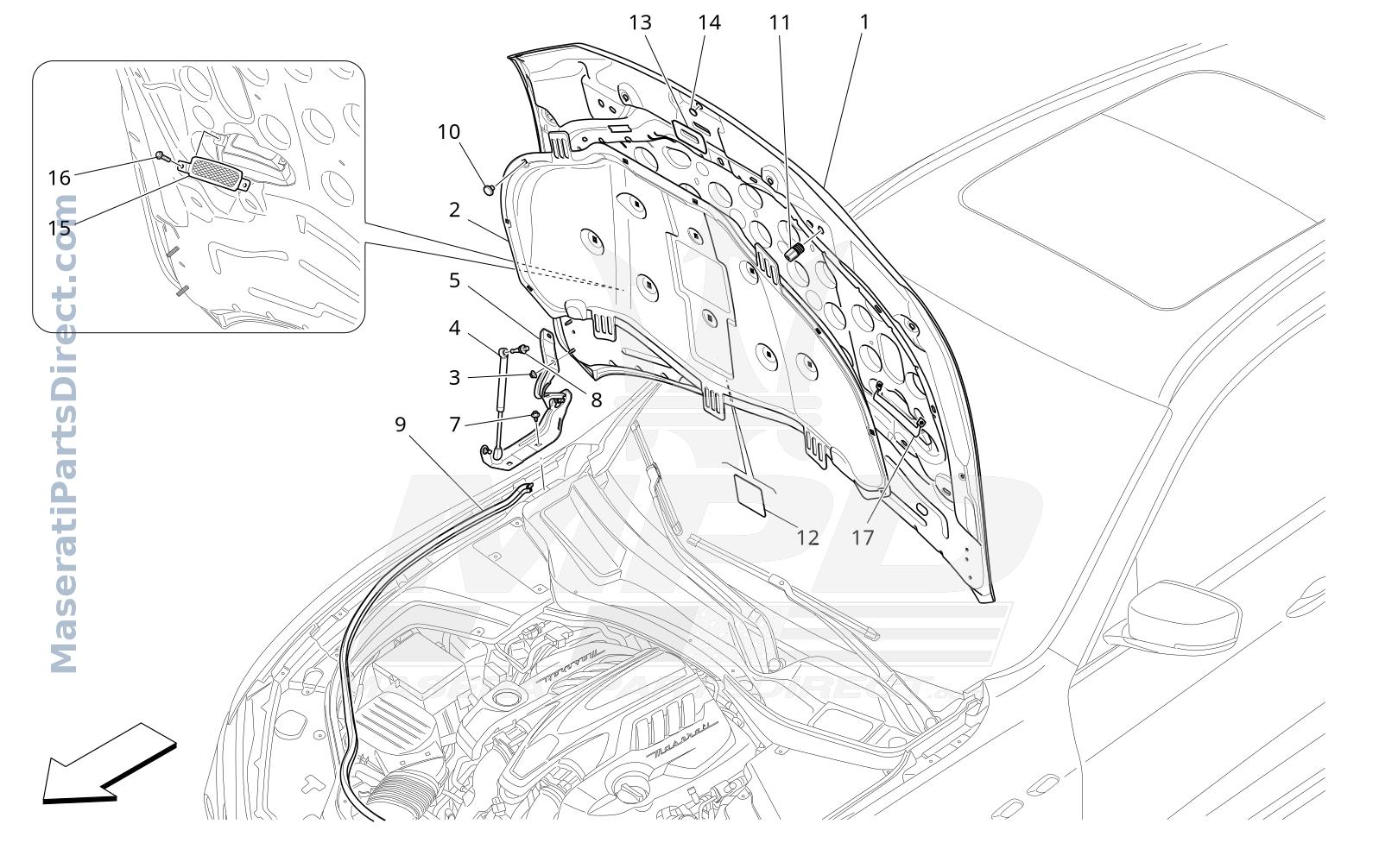 09.20 - 2 - FRONT LID Diagram