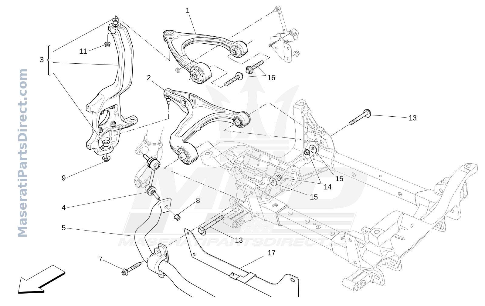 06.10 - 2 - FRONT SUSPENSION Diagram