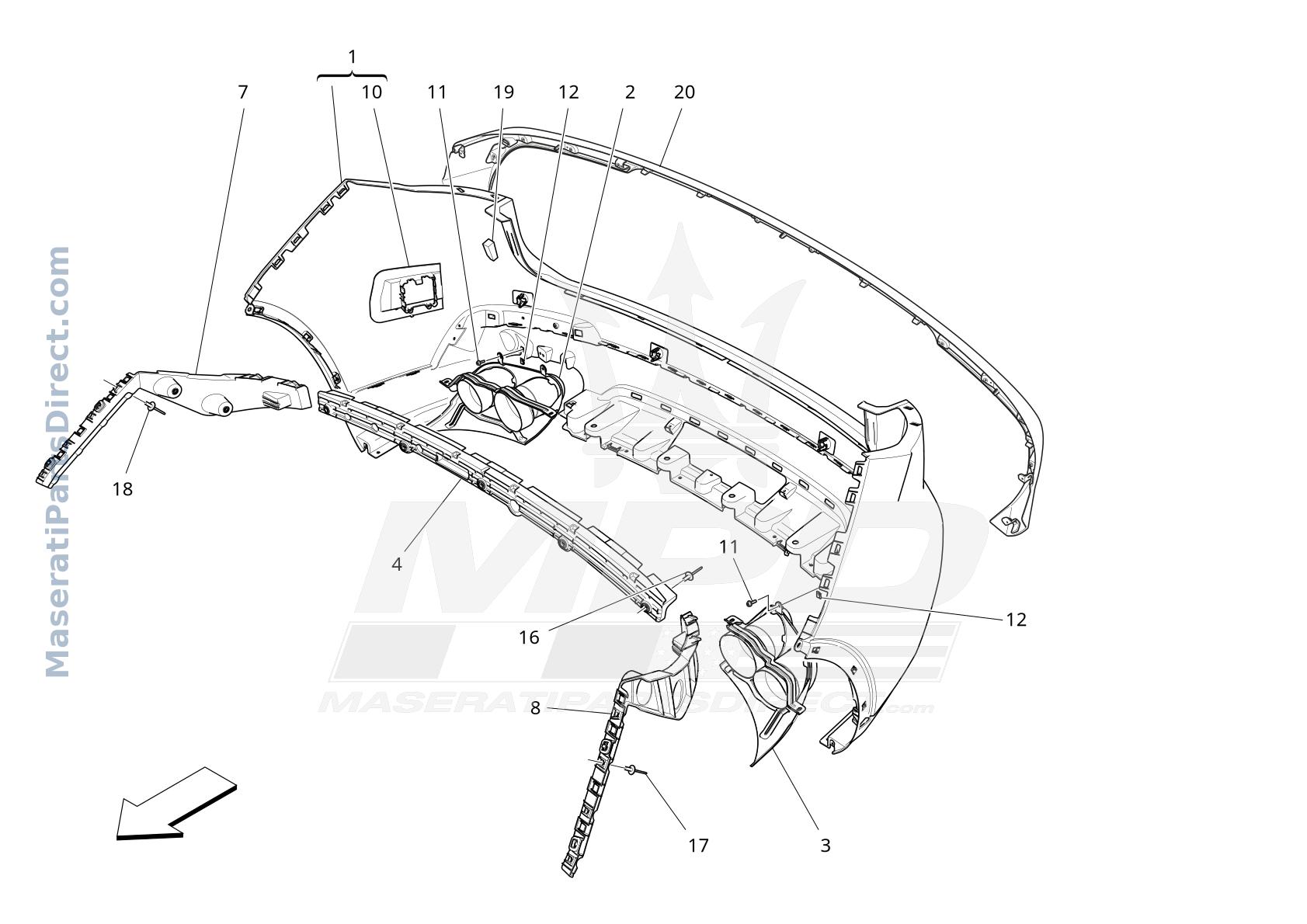 09.11 - 6 - REAR BUMPER Diagram