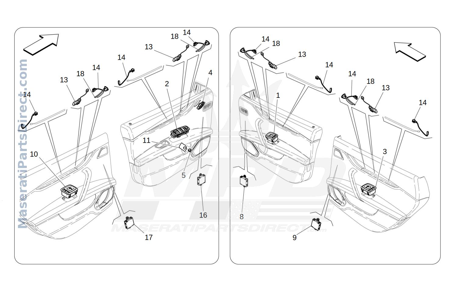 08.52 - 1 - DOOR DEVICES Diagram