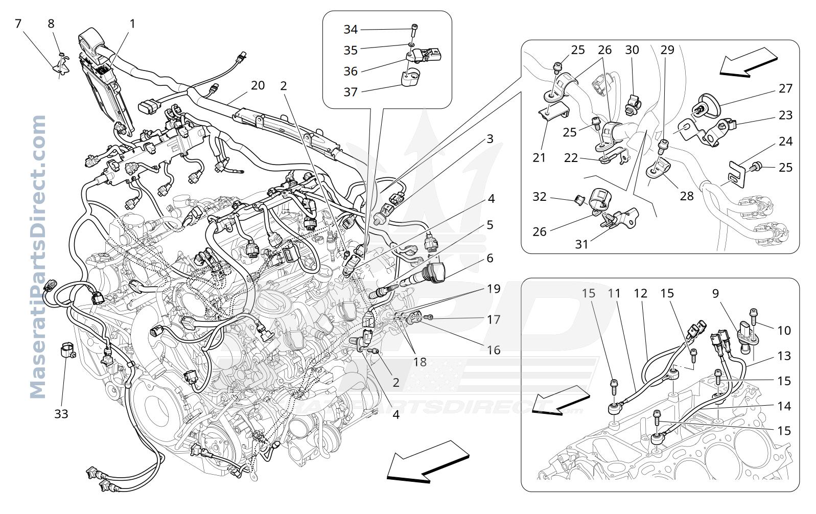 01.90 - 1 - ELECTRONIC CONTROL: INJECTION AND ENGINE TIMING CONTROL Diagram