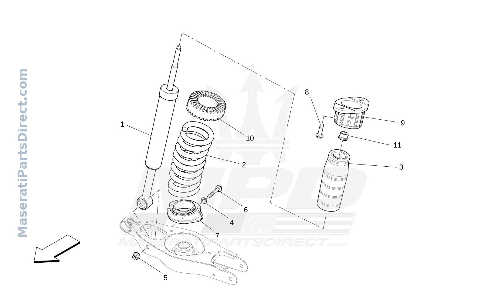 06.21 - 1 - REAR SHOCK ABSORBER DEVICES Diagram