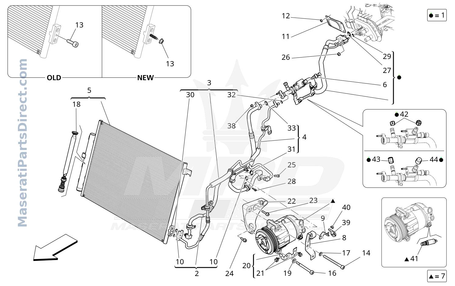08.40 - 3 - A/C UNIT: ENGINE COMPARTMENT DEVICES Diagram