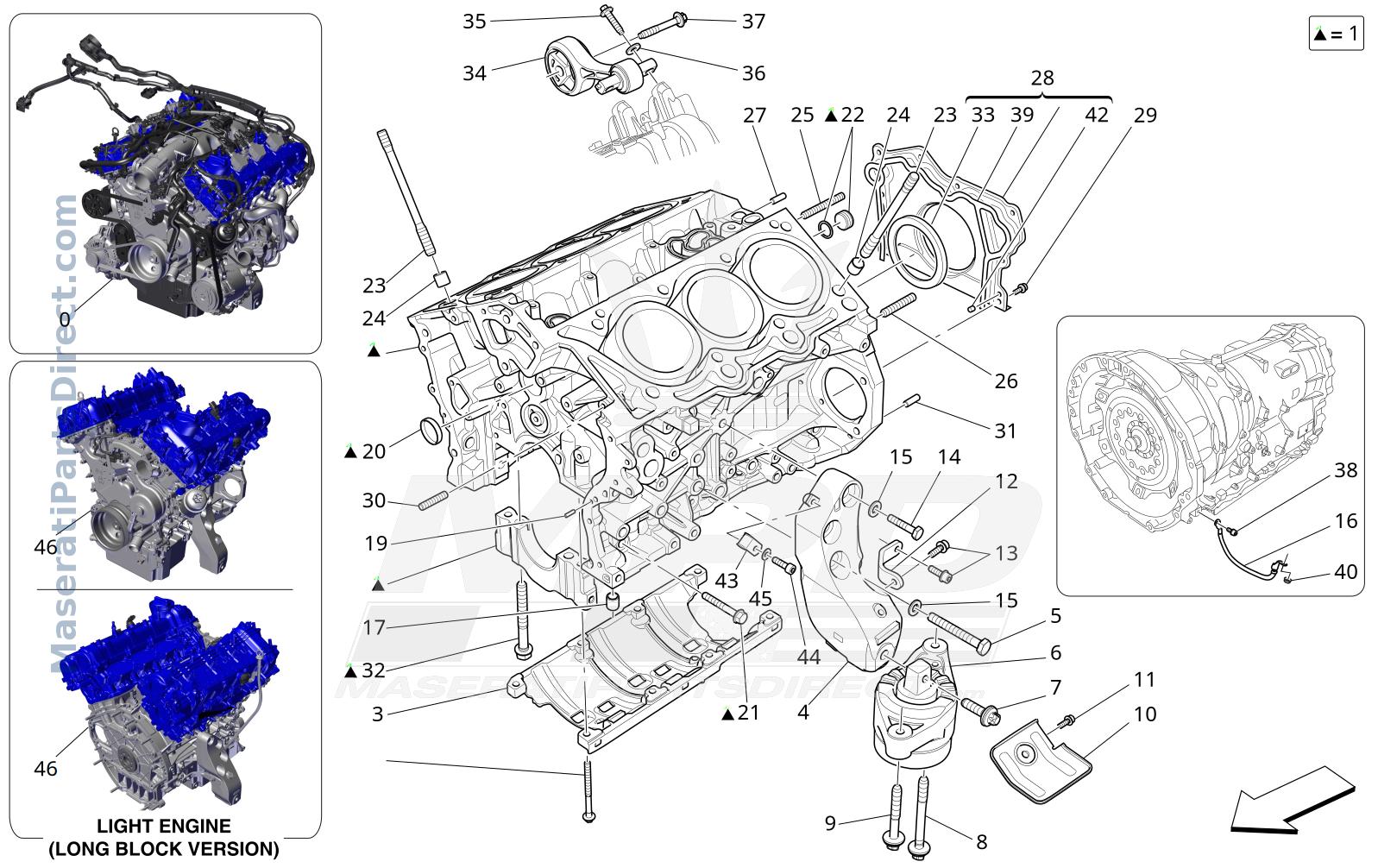 01.00 - 2 - CRANKCASE Diagram