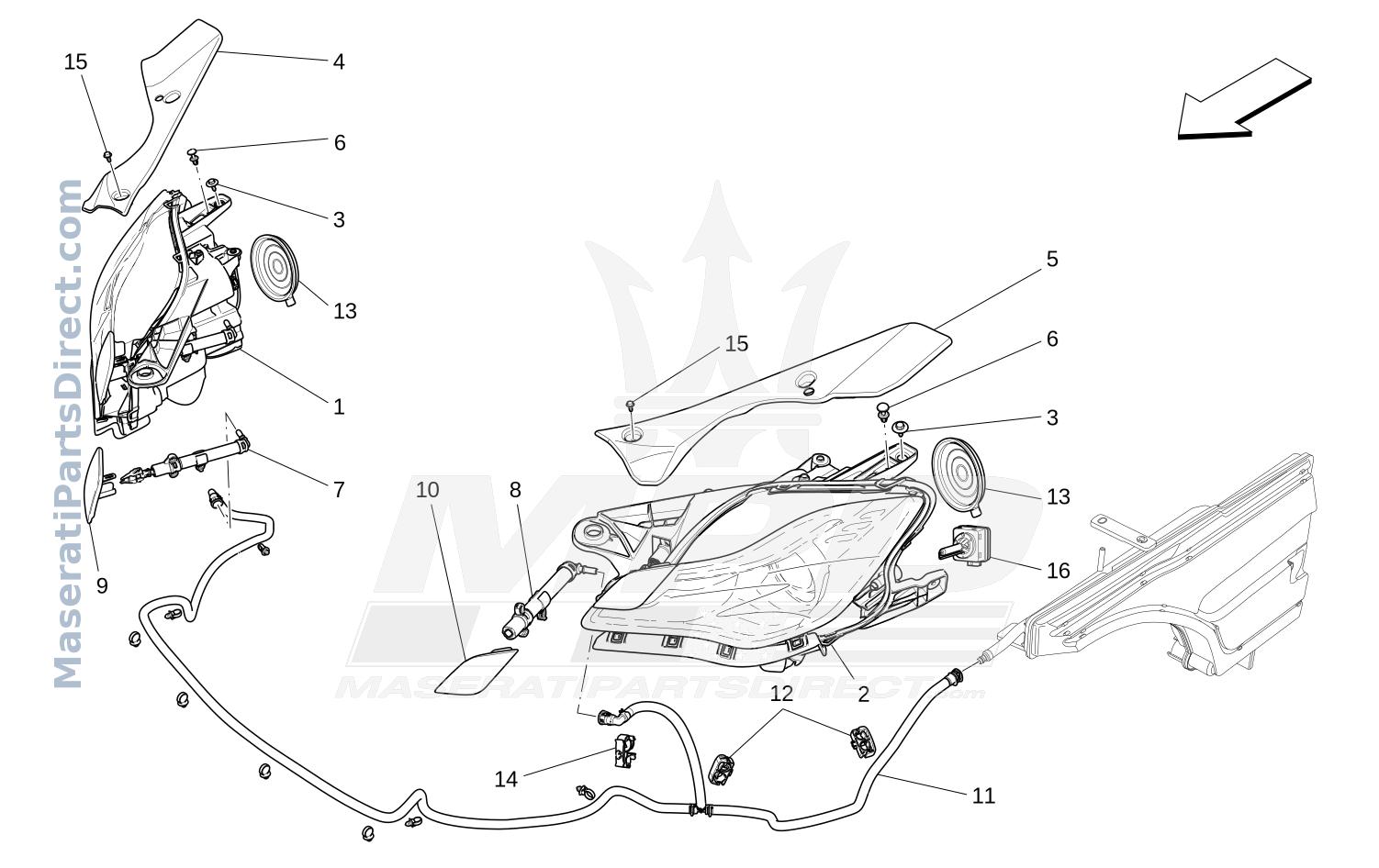 08.30 - 1 - HEADLIGHT CLUSTERS Diagram