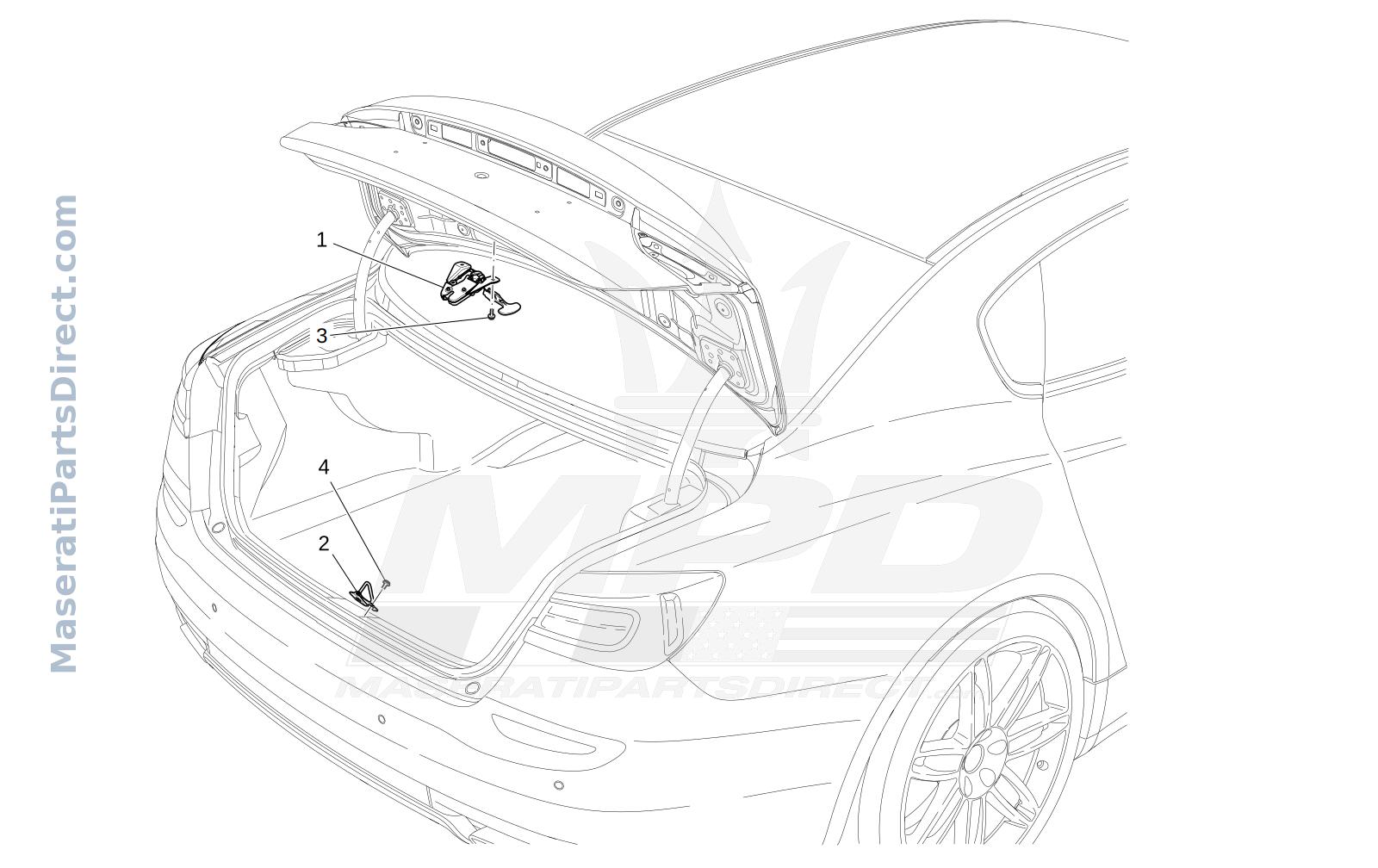 09.24 - 1 - REAR LID OPENING CONTROL Diagram